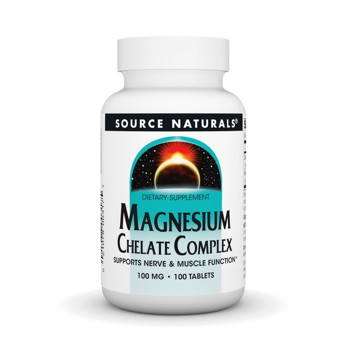 Source Naturals Magnesium Chelate Complex Tablets 100 Count