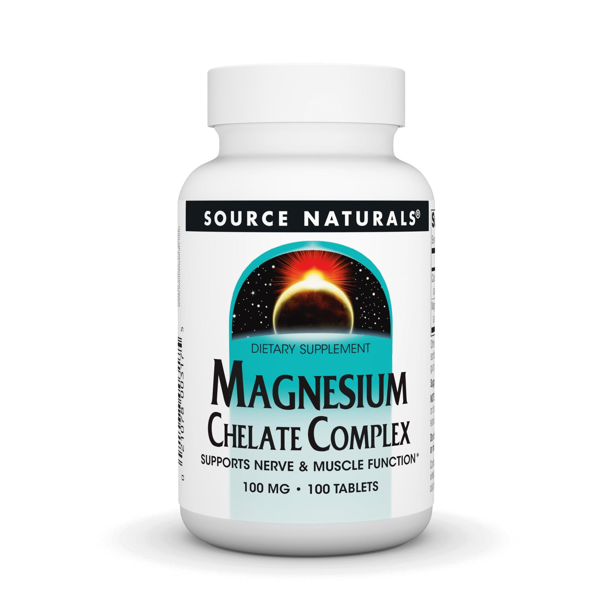 Source Naturals Magnesium Chelate Complex Tablets 100 Count