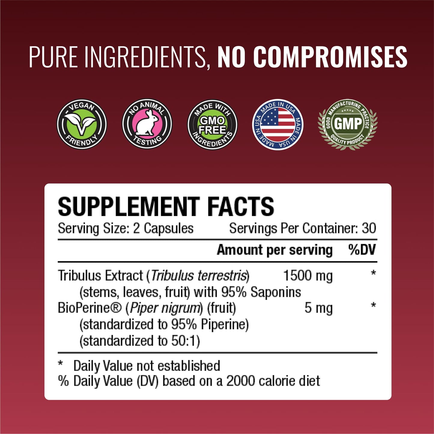 Approved Science Tribulus Terrestris 360 Capsules