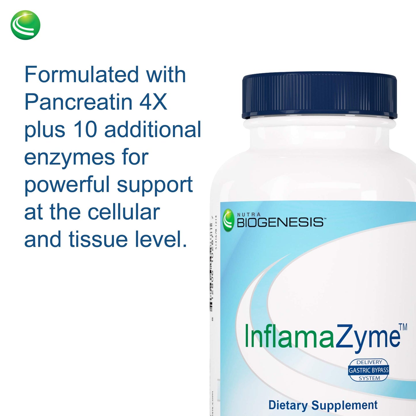 Nutra BioGenesis InfamaZyme Digestive Enzymes for Women & Men Capsule 90 Count
