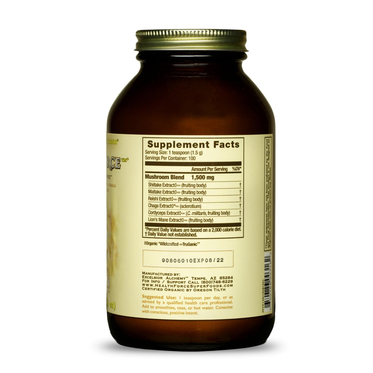HEALTHFORCE SUPERFOODS MycoForce Powder 5.2911 oz
