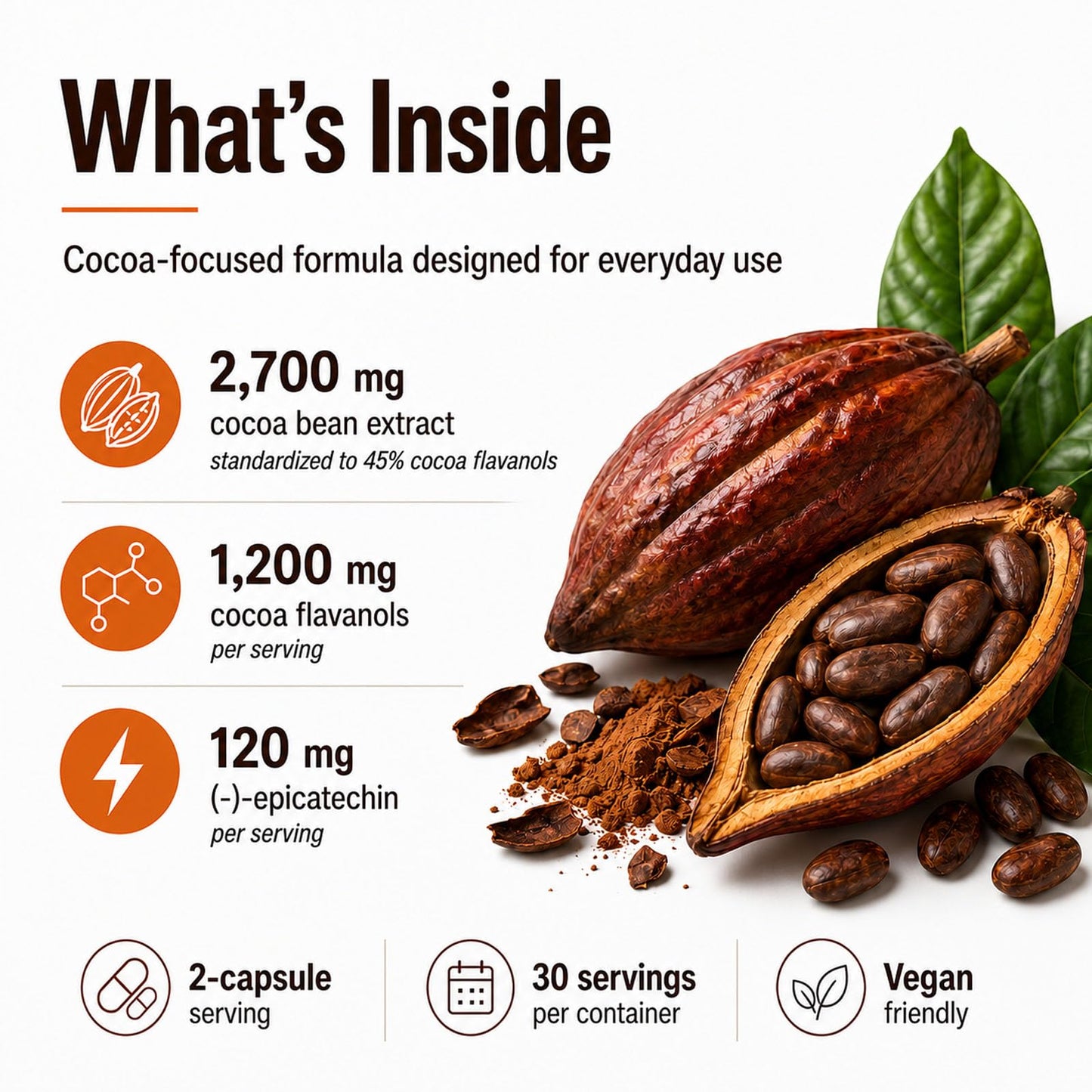 Kunnozz Neurobella Advanced Flavanol Cocoa Formula Capsule, 60 Capsules