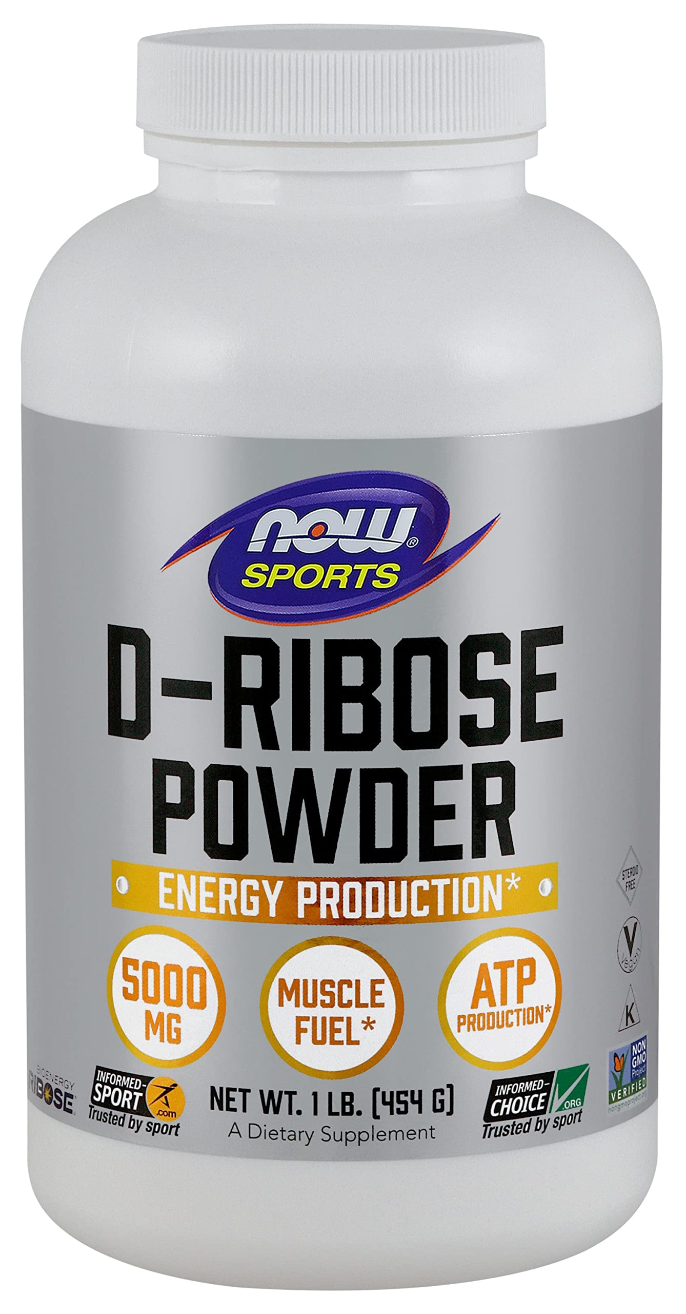NOW Foods D-Ribose Powder 32 oz