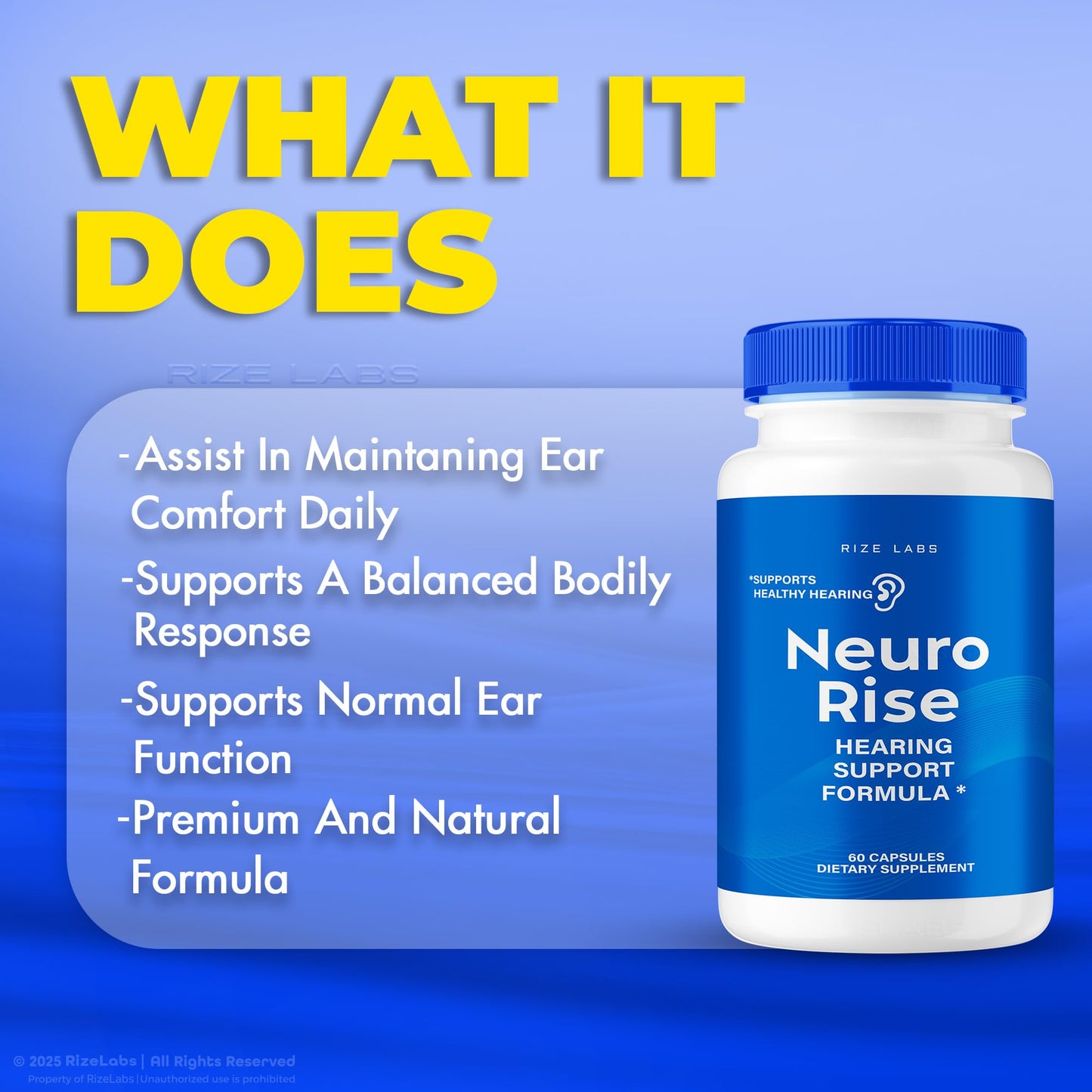rize labs Neuro Rise Capsules 180 Capsules