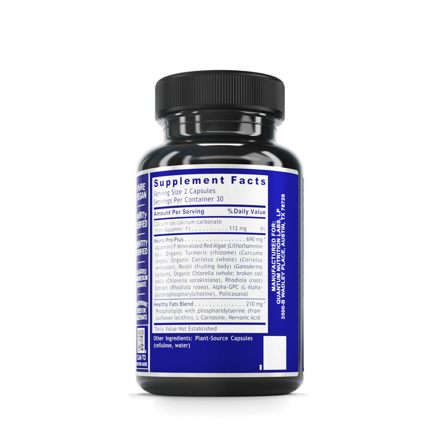 Quantum Nutrition Nerve Support Capsules, 60 Count