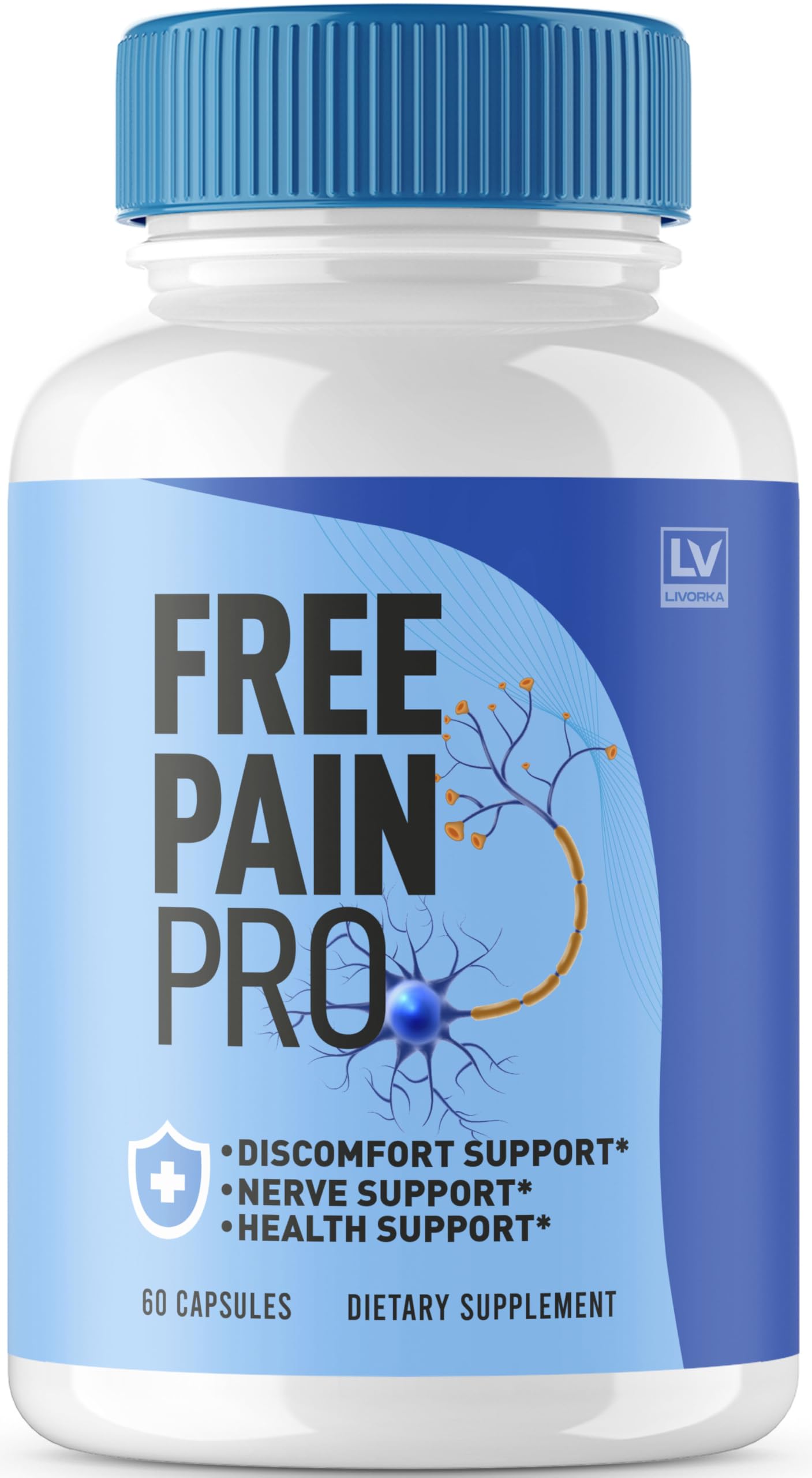 LIVORKA Free Pain Pro Capsules 60 Count