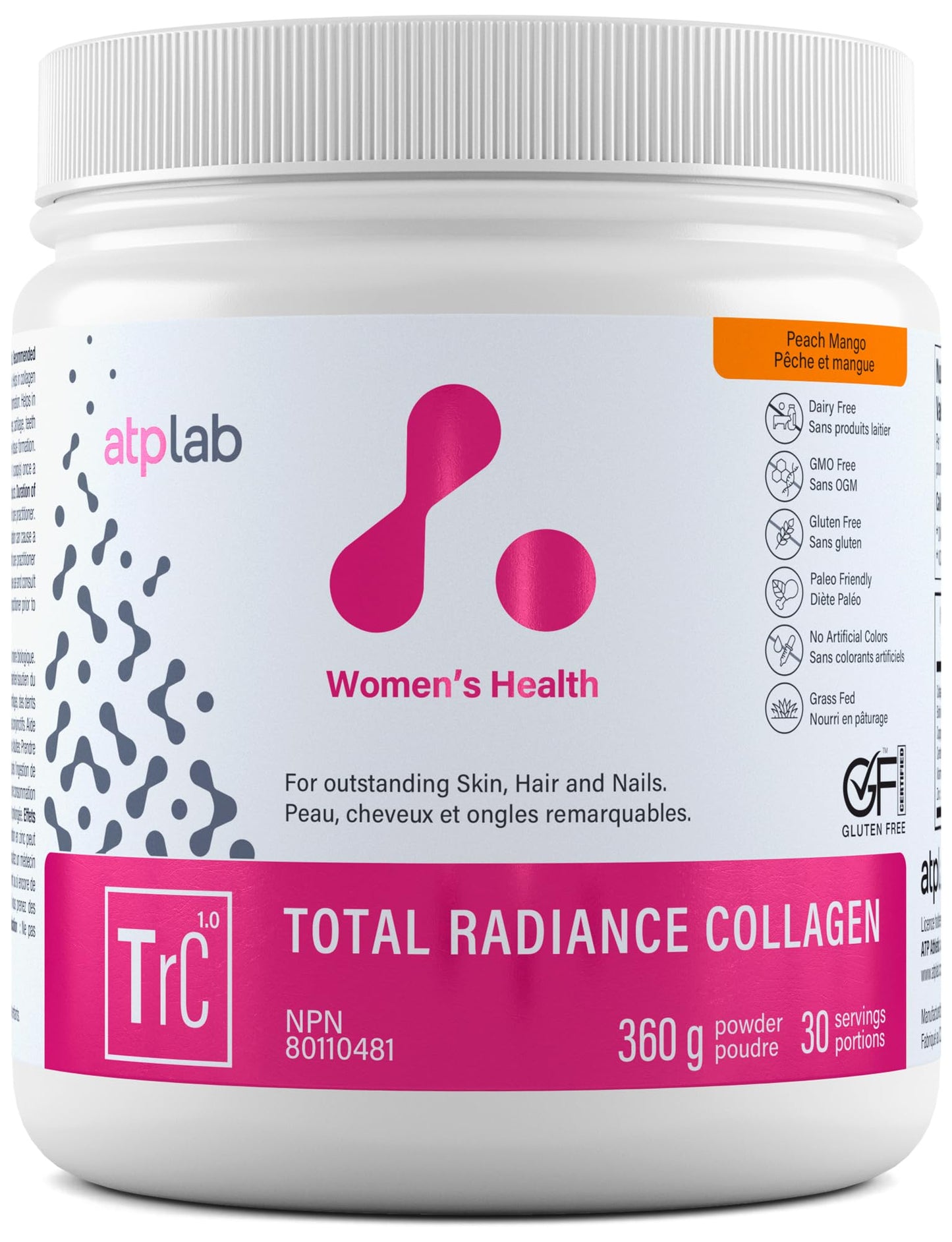 ATP LAB Total Radiance Collagen Powder 12.7 Ounce