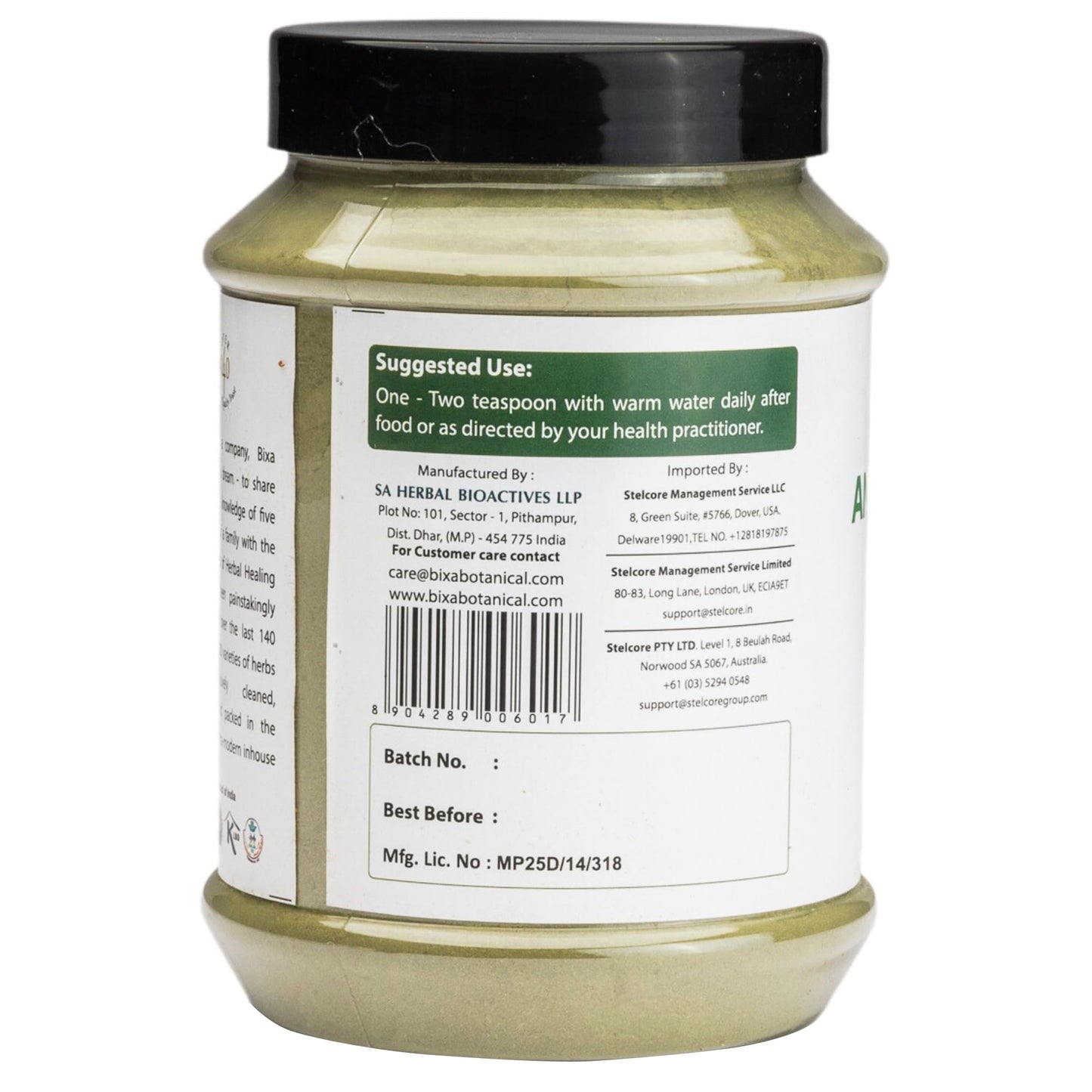 bixa BOTANICAL Andrographis Paniculata Powder 16 Ounce