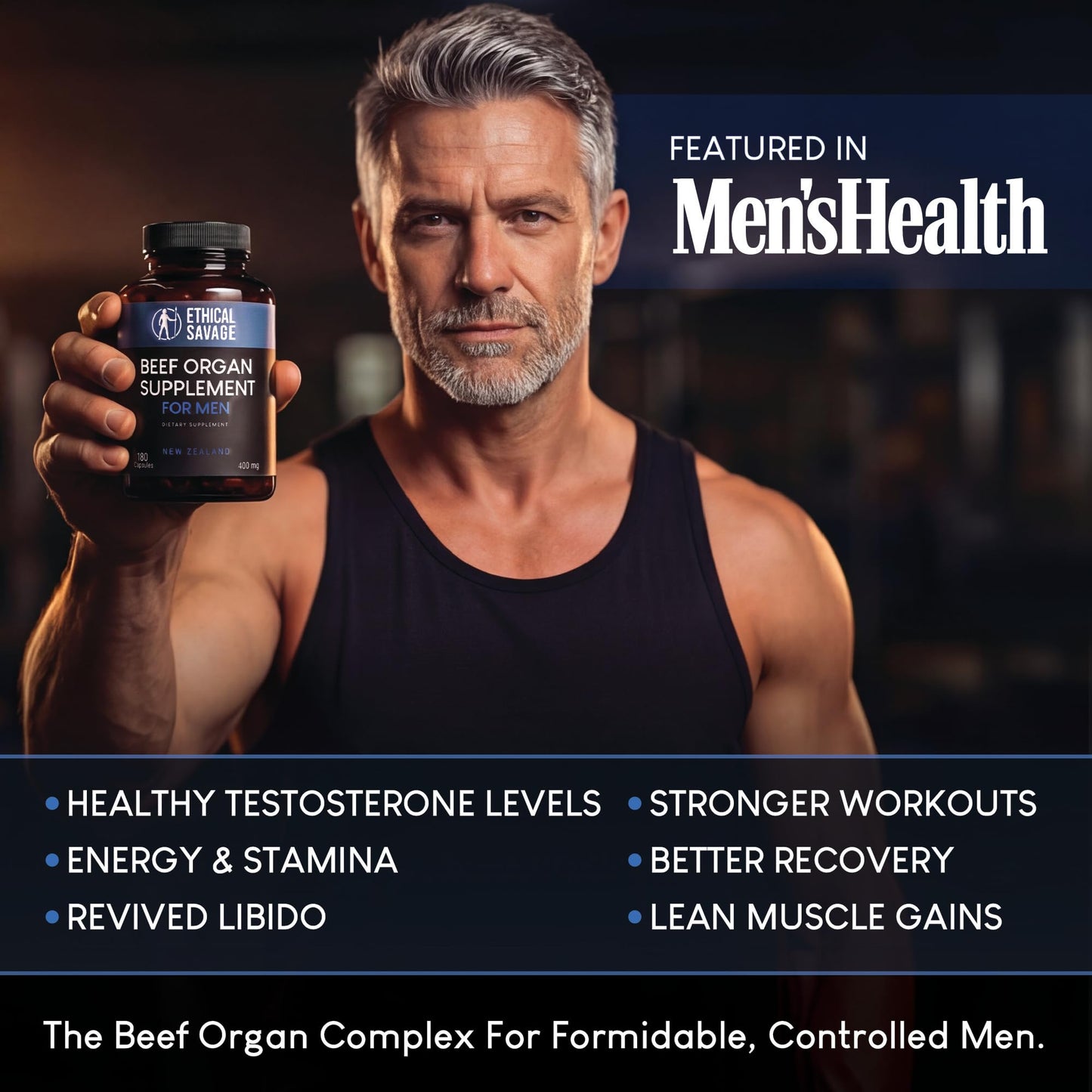 Optimal Carnivore Beef Organ Supplement Capsule 180 Capsules