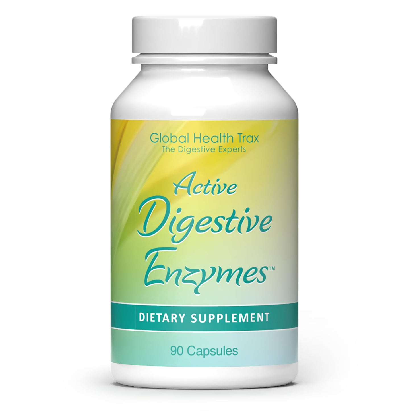 GHT Global Health Trax Active Digestive Enzymes Supplement Capsules, 90 Count