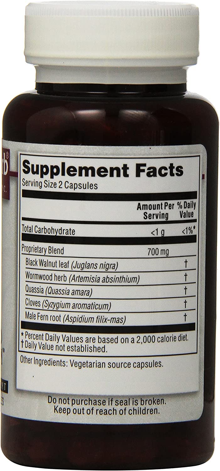 Kroeger Herb Products Worm Wood Detox Cleanse Capsules, 200 Capsules