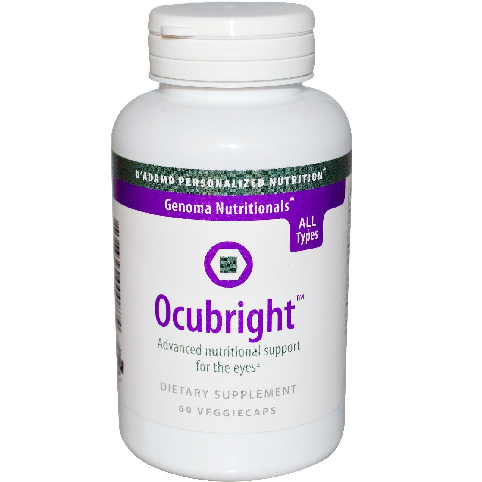 D'Adamo Personalized Nutrition Ocubright Capsules 60 Count