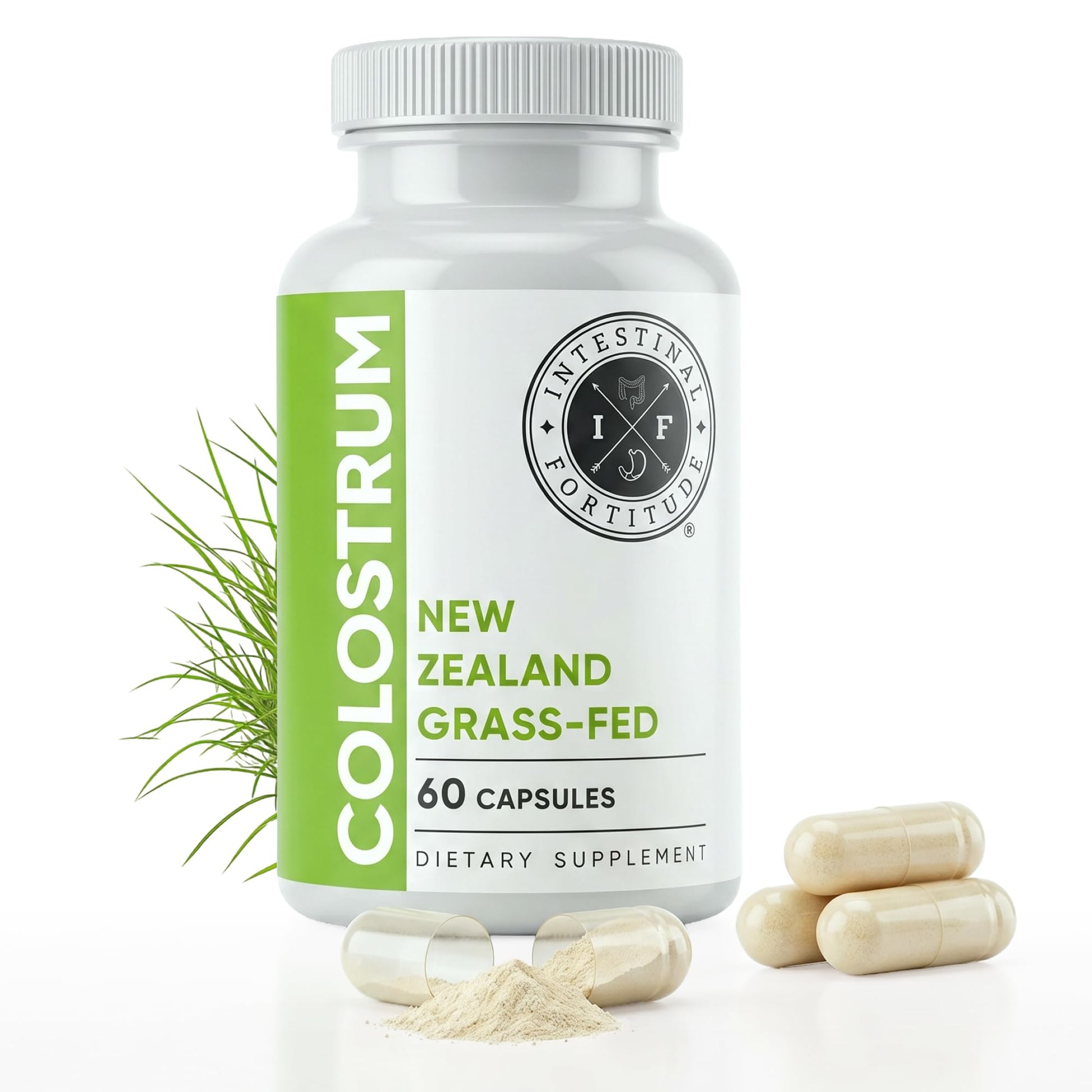 Intestinal Fortitude Colostrum 500 mg, 60 Capsules