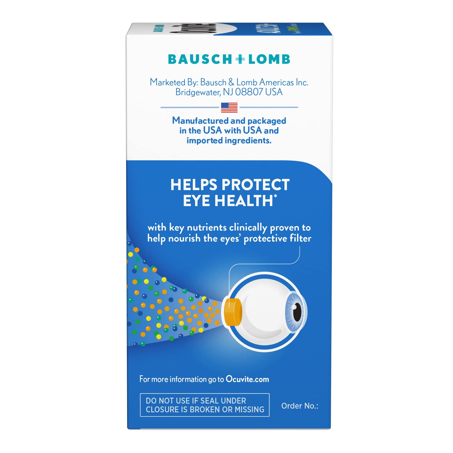 Bausch + Lomb Ocuvite 50+ Eye Vitamin & Mineral Supplement Softgels 500