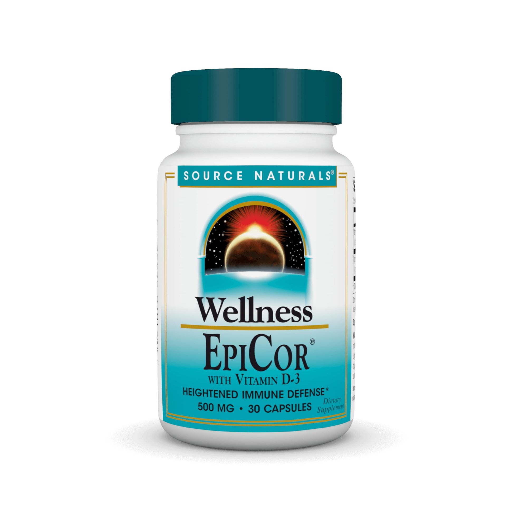 Source Naturals Wellness EpiCor with Vitamin D-3 Capsule, 30 Count