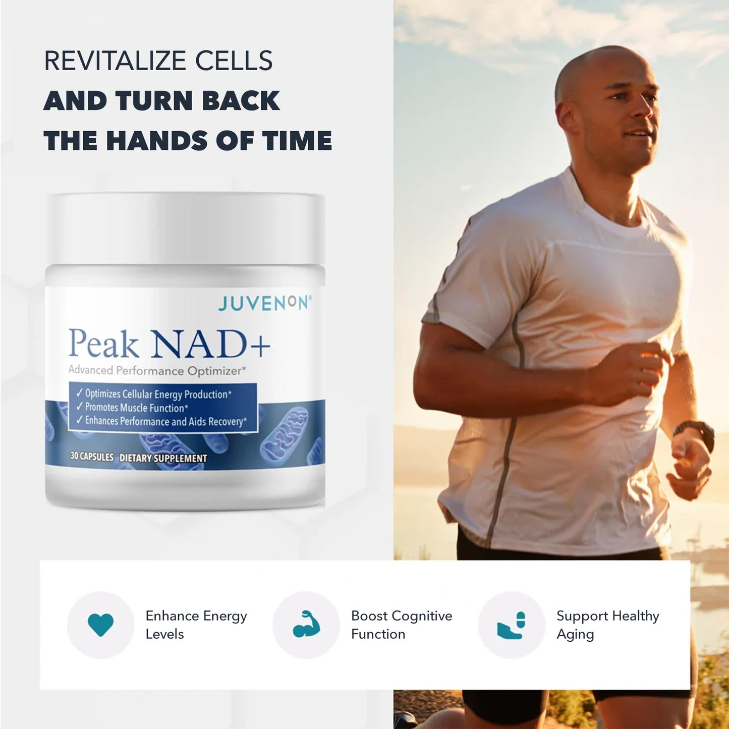 Juvenon Peak NAD+ Capsule, 30 Count