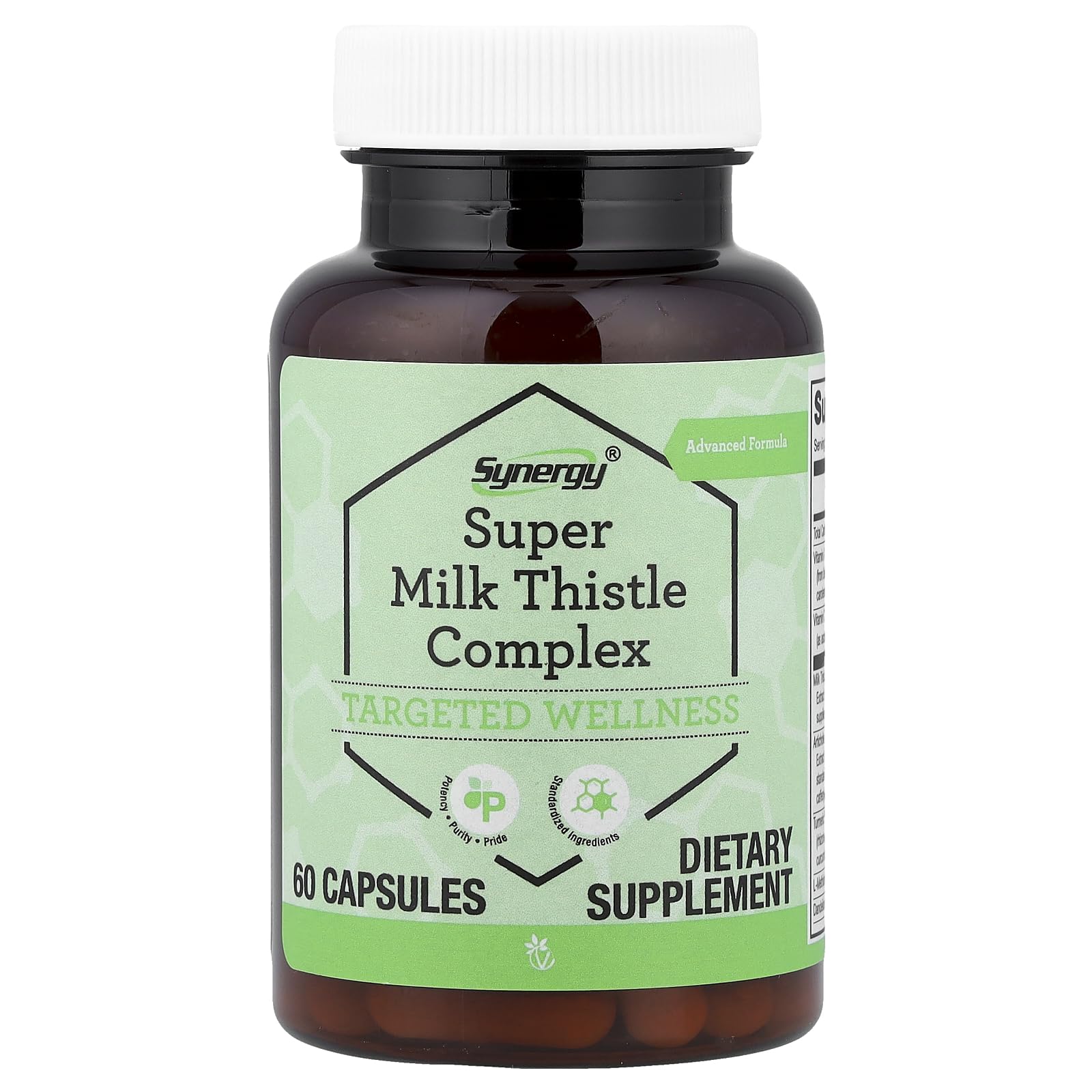 Vitacost Synergy® Super Milk Thistle Complex 60 Capsules