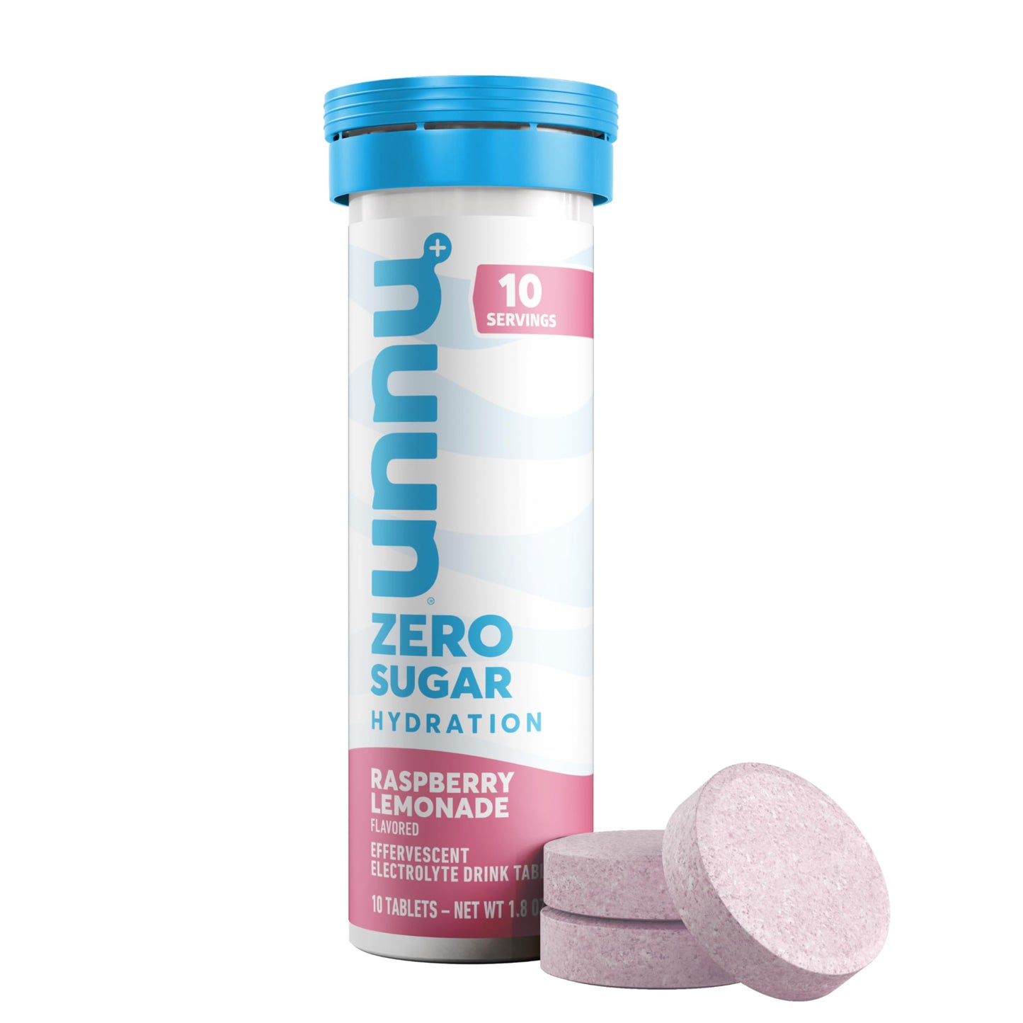 Nuun Electrolyte Zero Sugar Rasplemonade Tablets, 10 Count