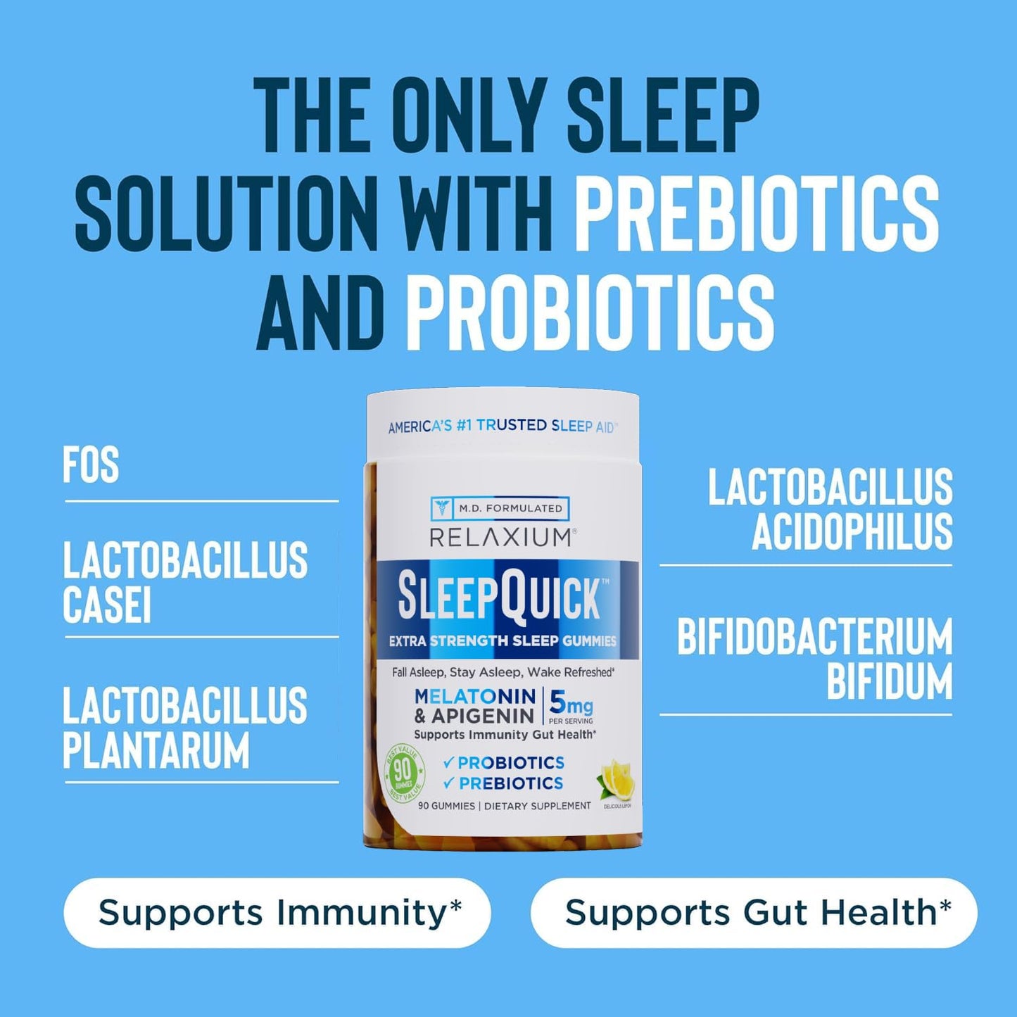 Relaxium SleepQuick Gummies 180 Gummies