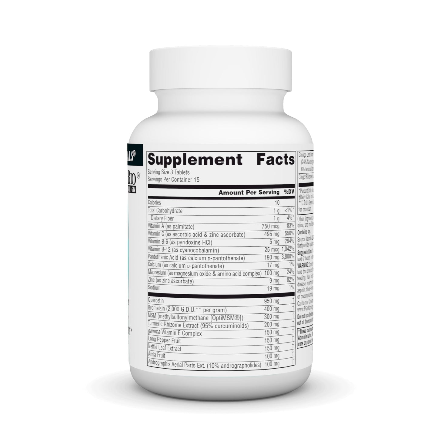 Source Naturals Aller-Response Seasonal Immune Support 45 Tablets