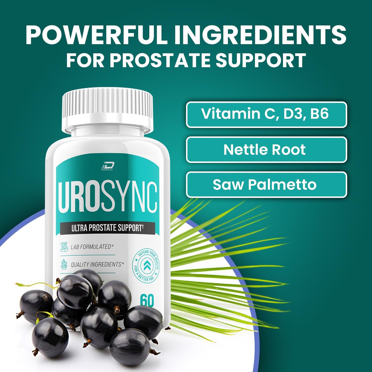 Indelo UroSync Pro 60 Capsules