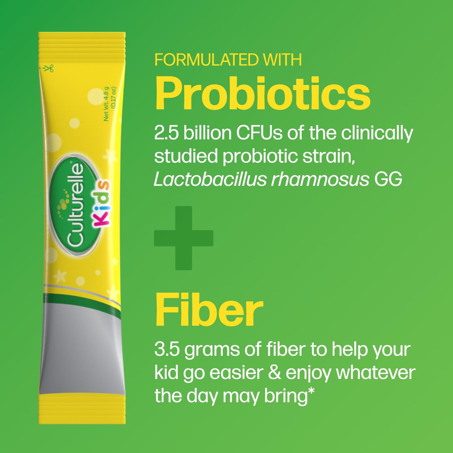 Culturelle Kids Probiotic + Fiber Powder 30.6 Count