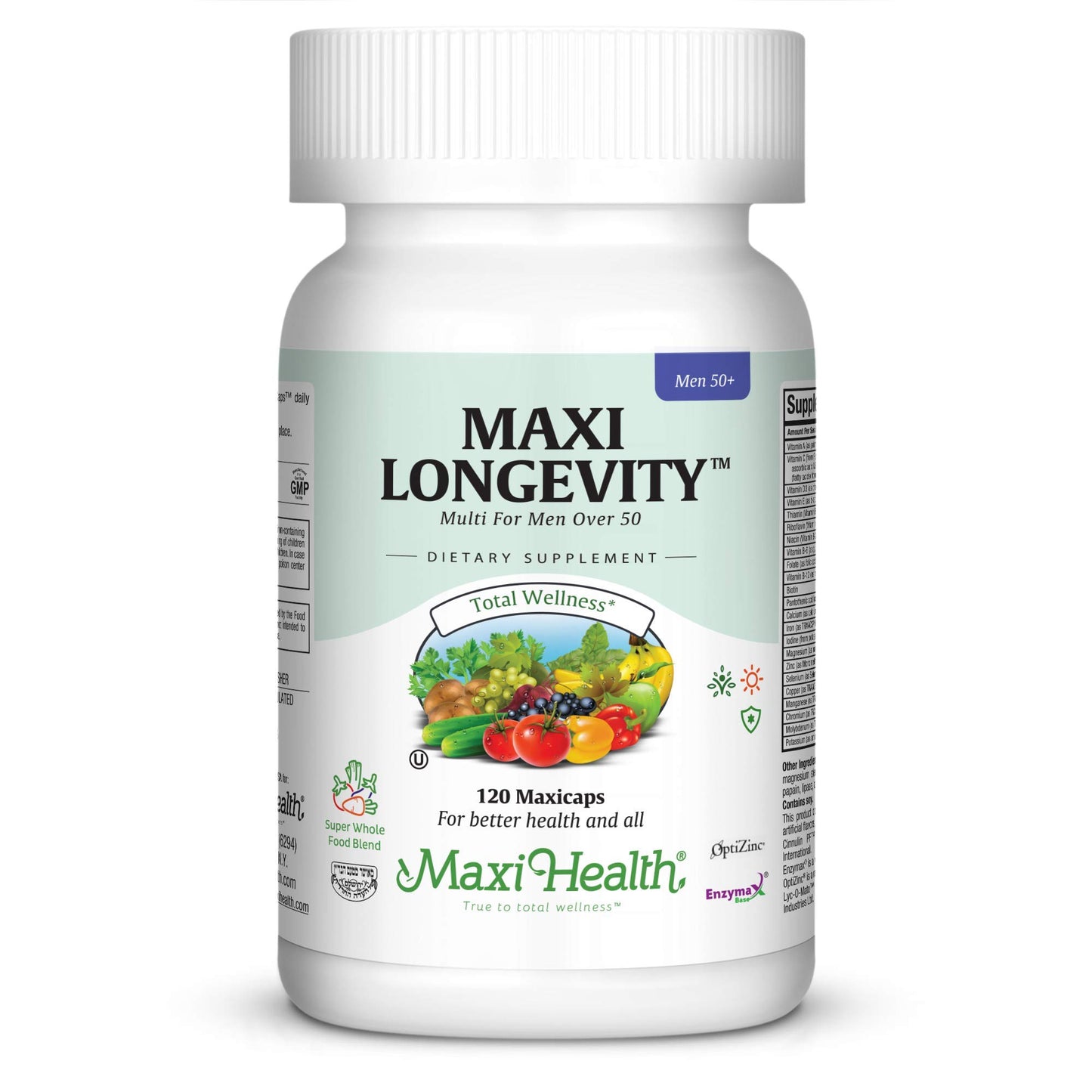 Maxi Health Multivitamin 50 Plus 60 Capsules