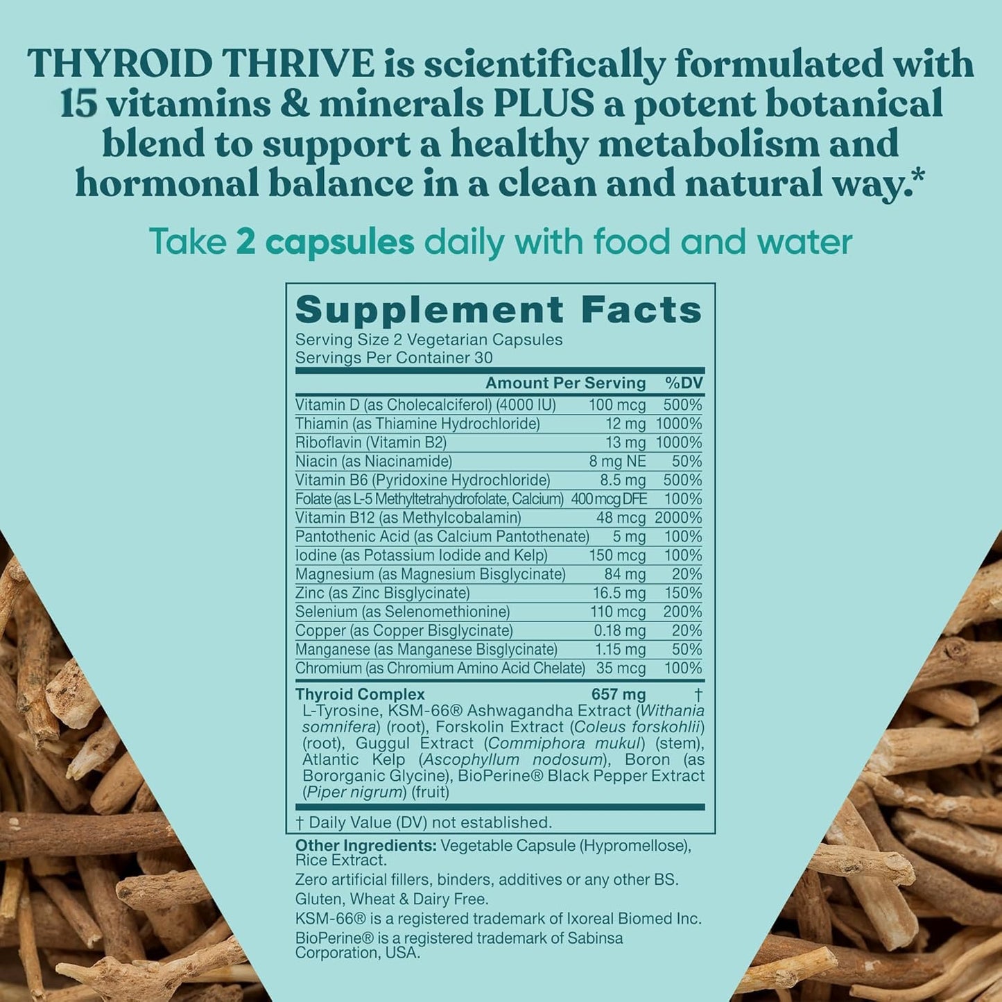 Eu Natural Thrive Energy Support Capsules 60 Count