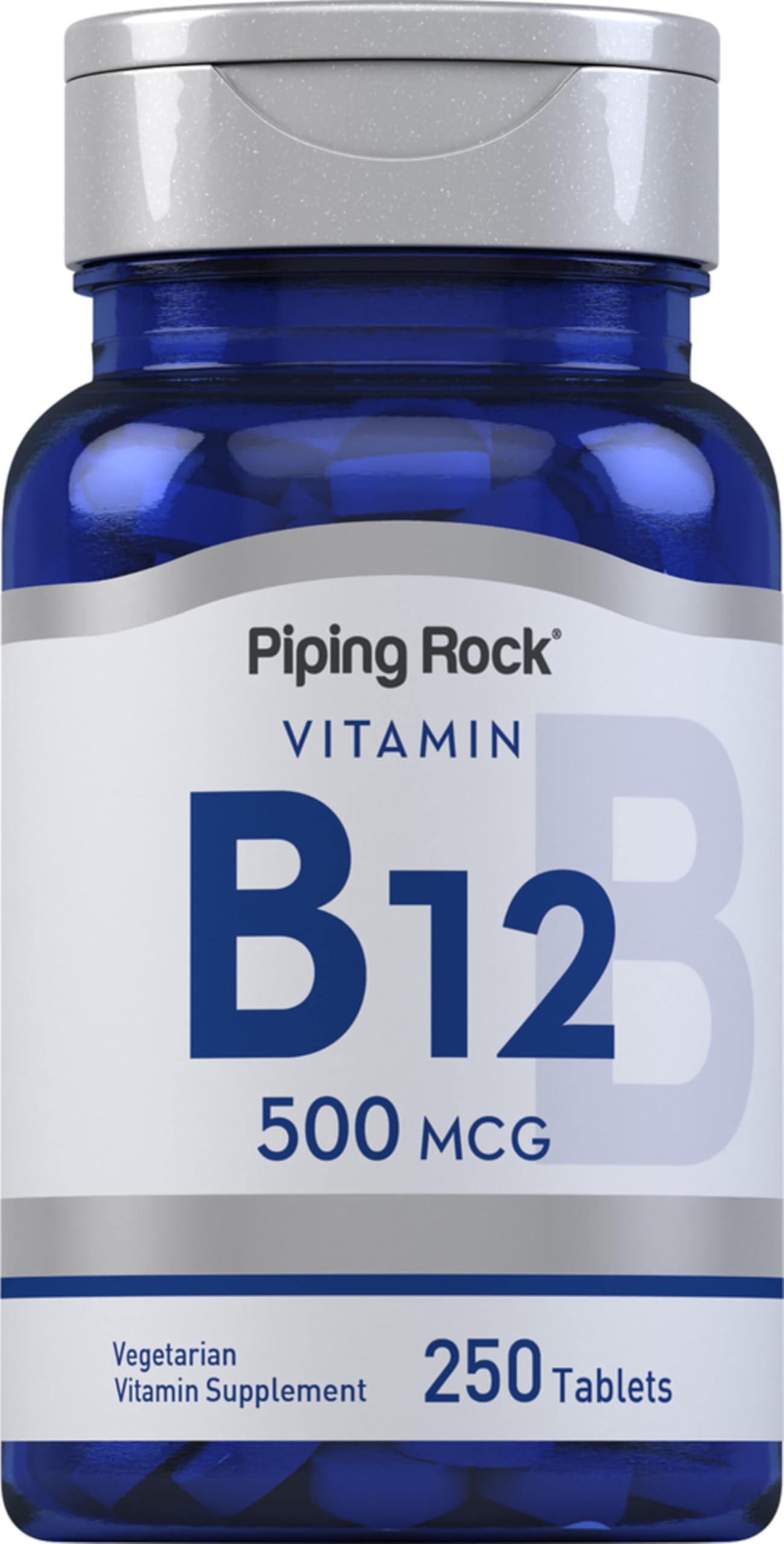 Piping Rock Vitamin B12 500 mcg Tablet, 250 Tablets