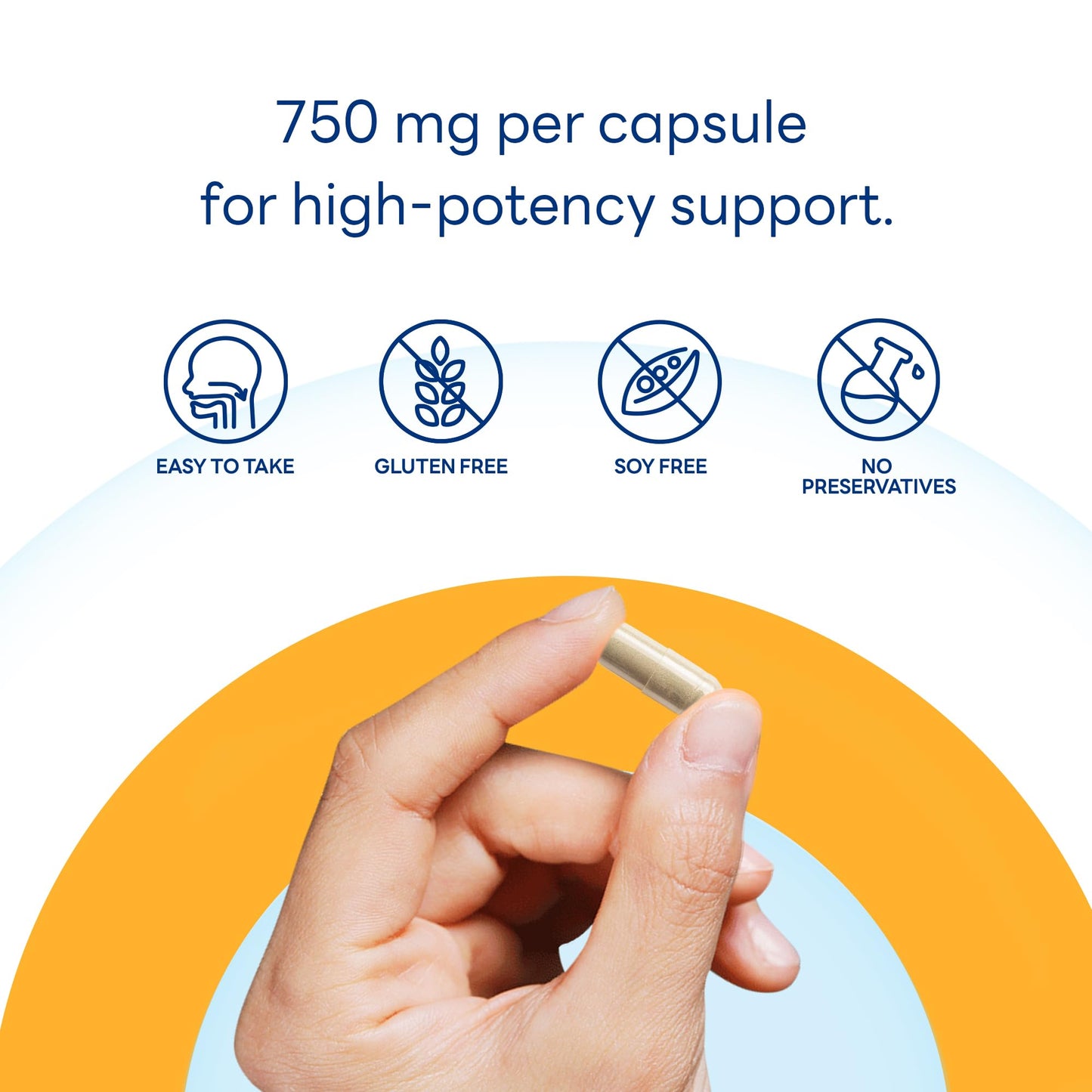 Vitamin World Psyllium Husks Capsules 4500mg Per Serving, 120 Count
