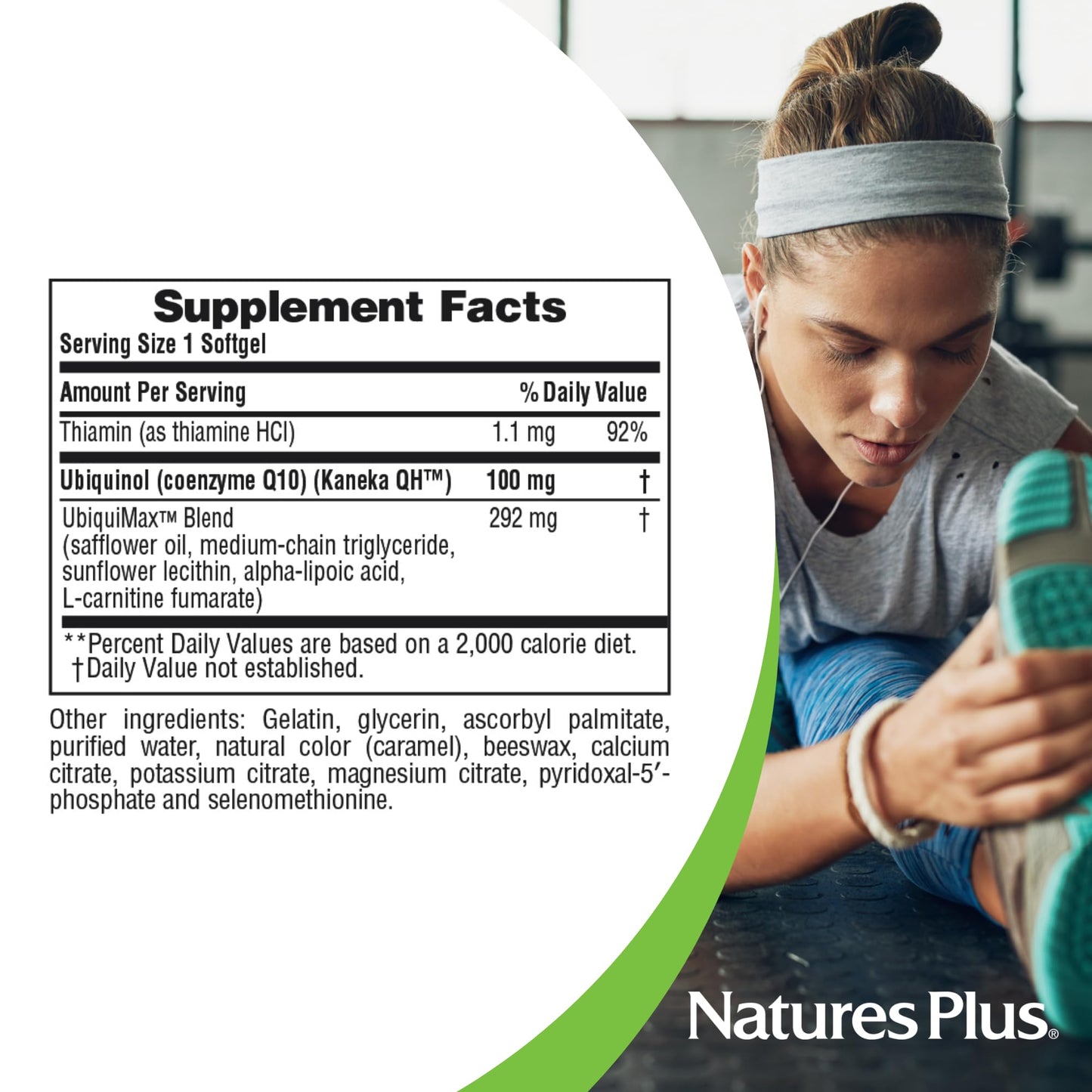 NaturesPlus Beyond CoQ10 100 mg Softgels 30 Count