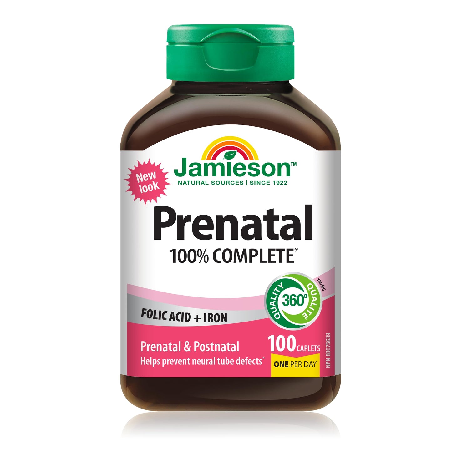 Jamieson Laboratories Prenatal Multivitamin Caplets 100