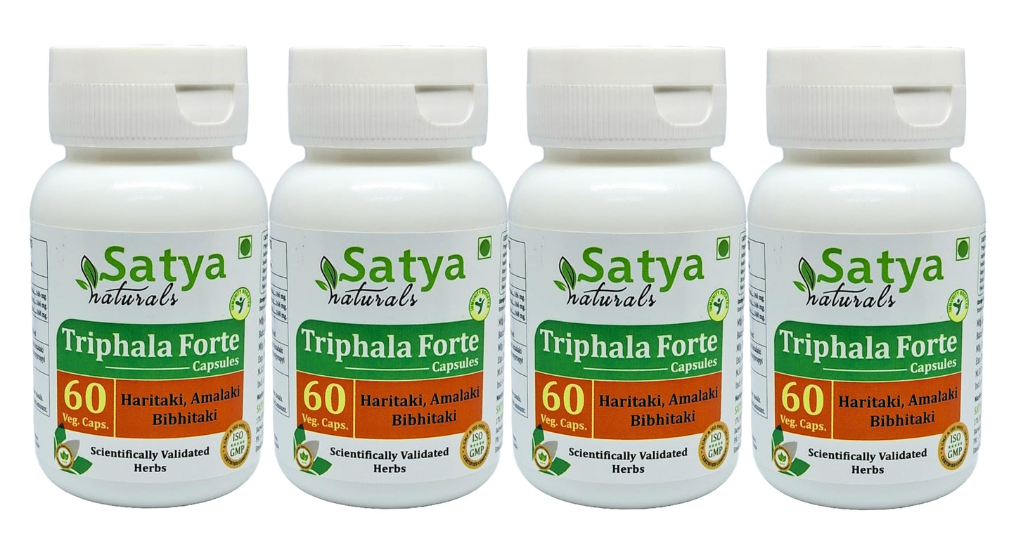 Satya Naturals Triphala Forte Capsules 500 mg, 240 Capsules