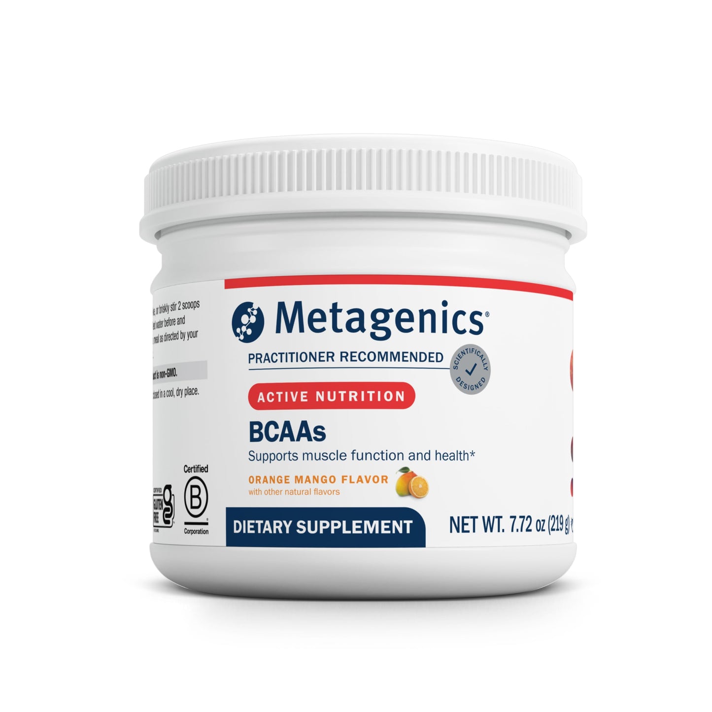 Metagenics BCAAs Powder Orange Mango Flavor 30 Servings