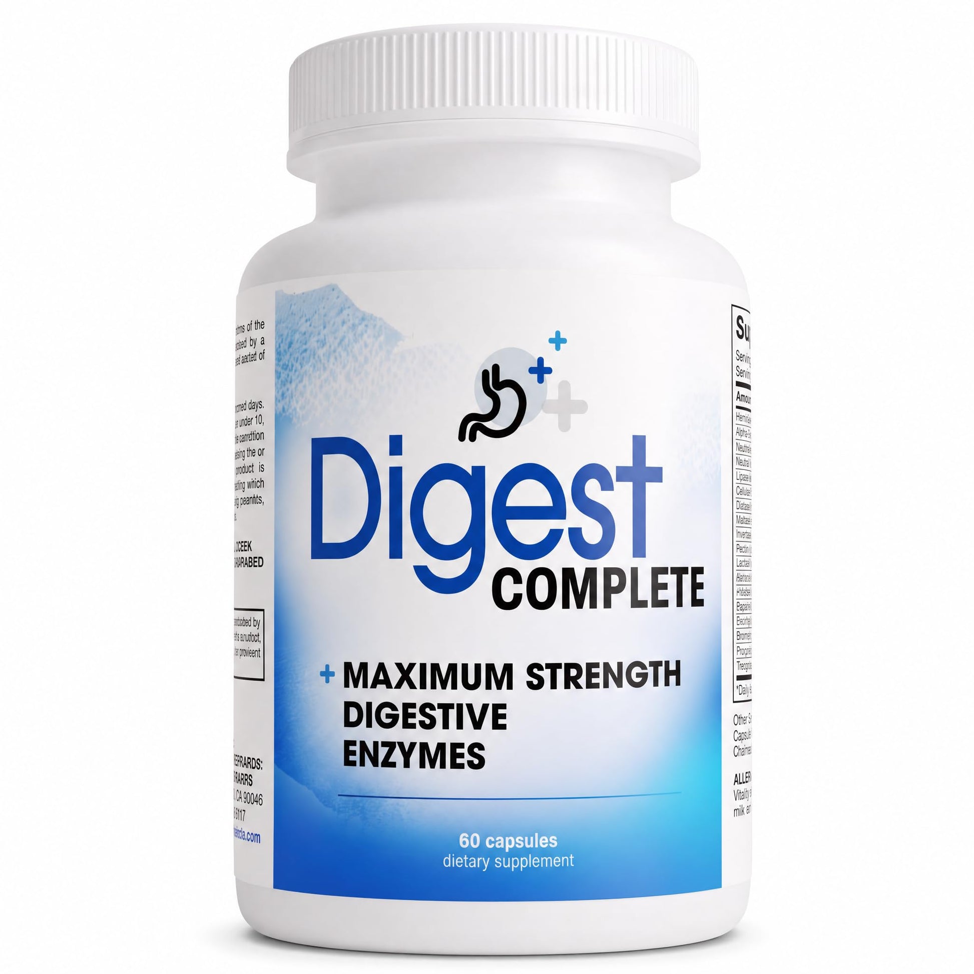 Instant Brands Digest Complete 2-in-1 Probiotic Digestive Enzymes Capsule 60 Capsules