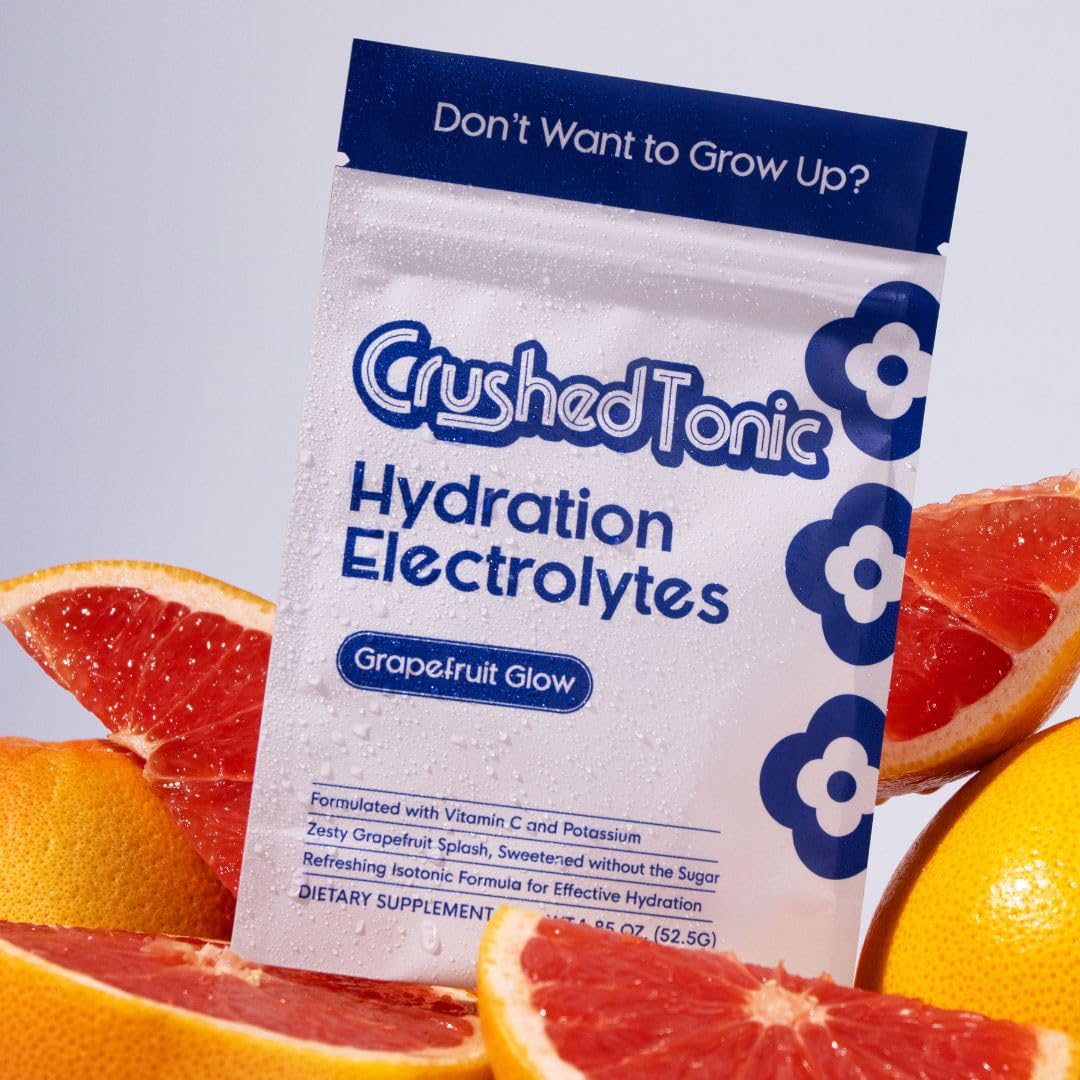 Crushed Tonic Vitamin C Electrolyte Powder 1.76 Ounce (Pack of 1)