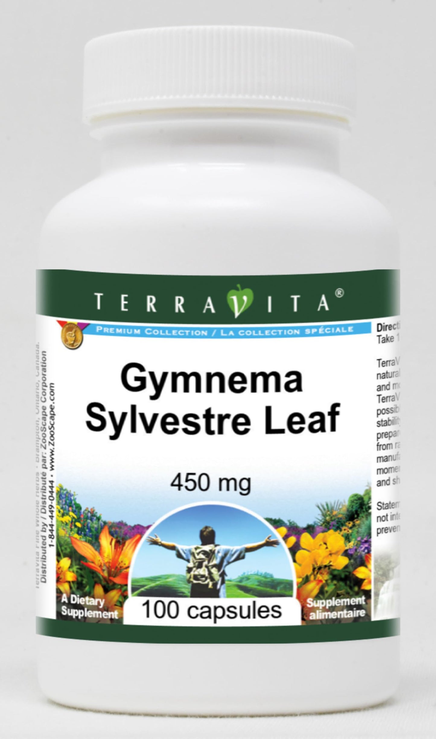 Terravita Gymnema Sylvestre Leaf 450 mg Capsule, 100 Count