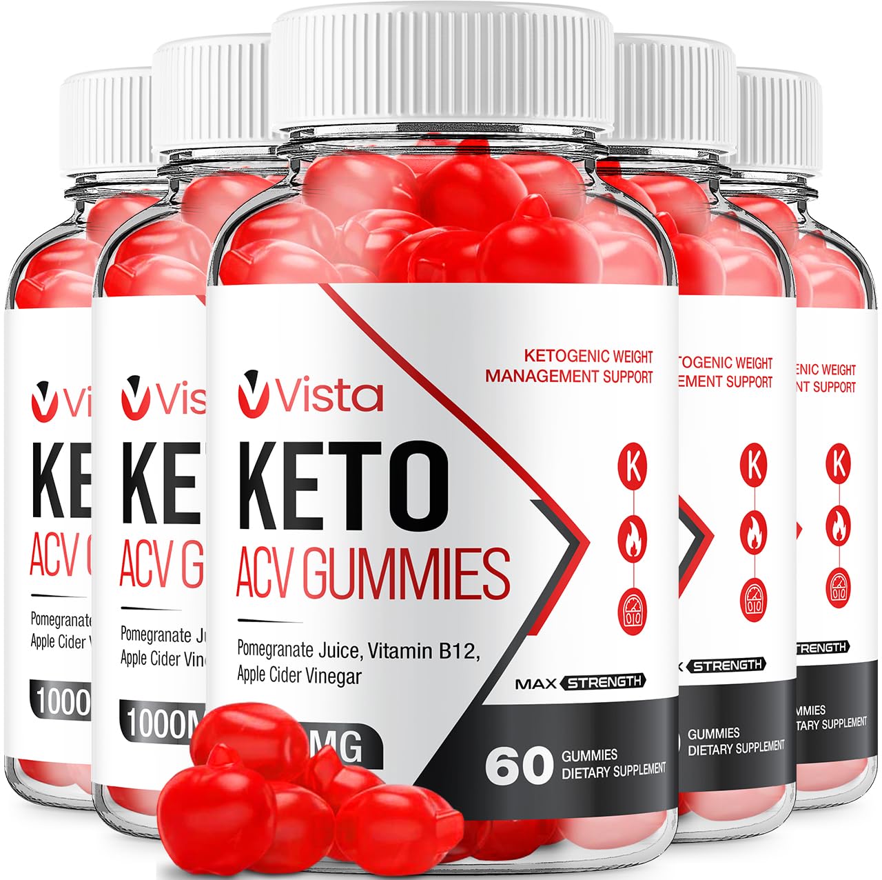 Indelo Vista Keto ACV Gummies 300 Gummies
