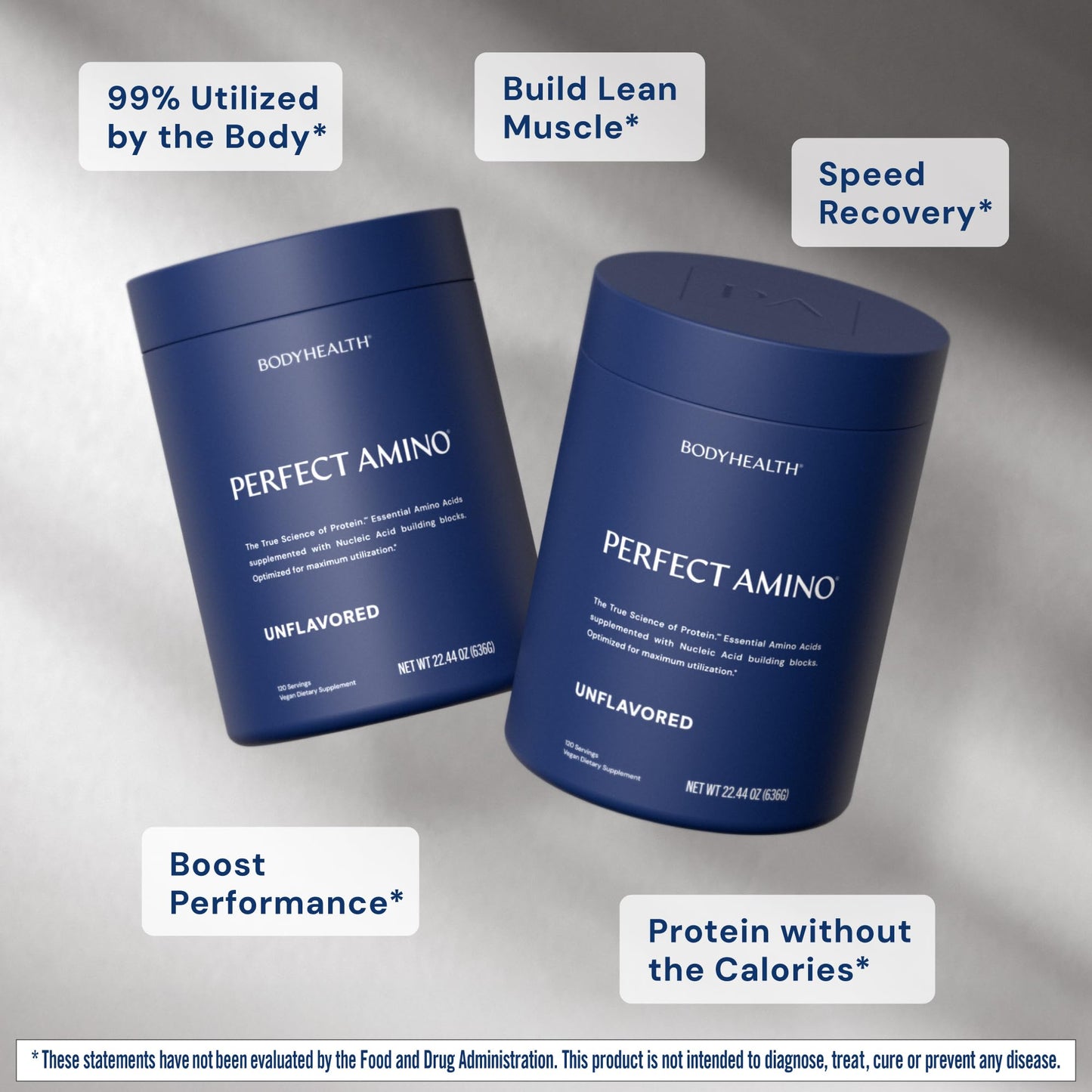 BodyHealth PerfectAmino BCAA and EAA Powder 22.44 oz