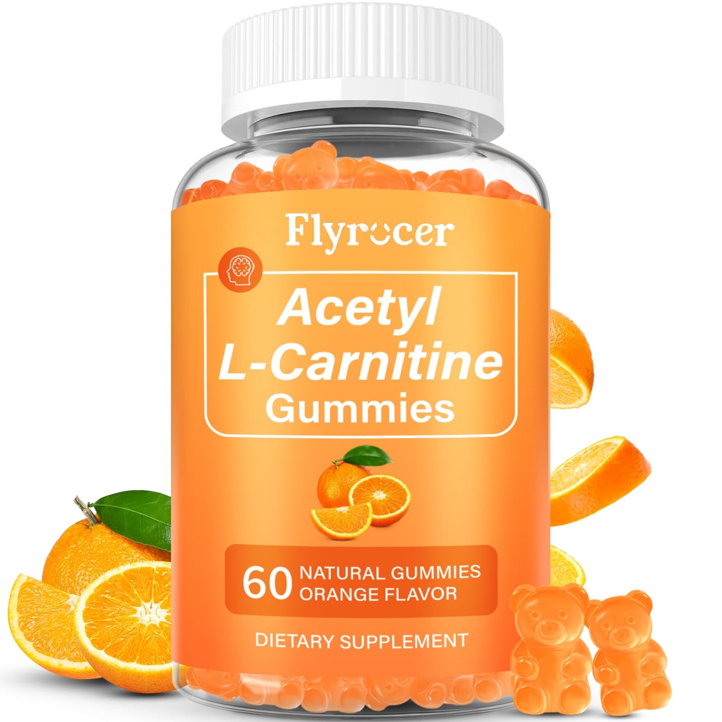 Flyrocer Acetyl L-Carnitine Gummies 60 Count