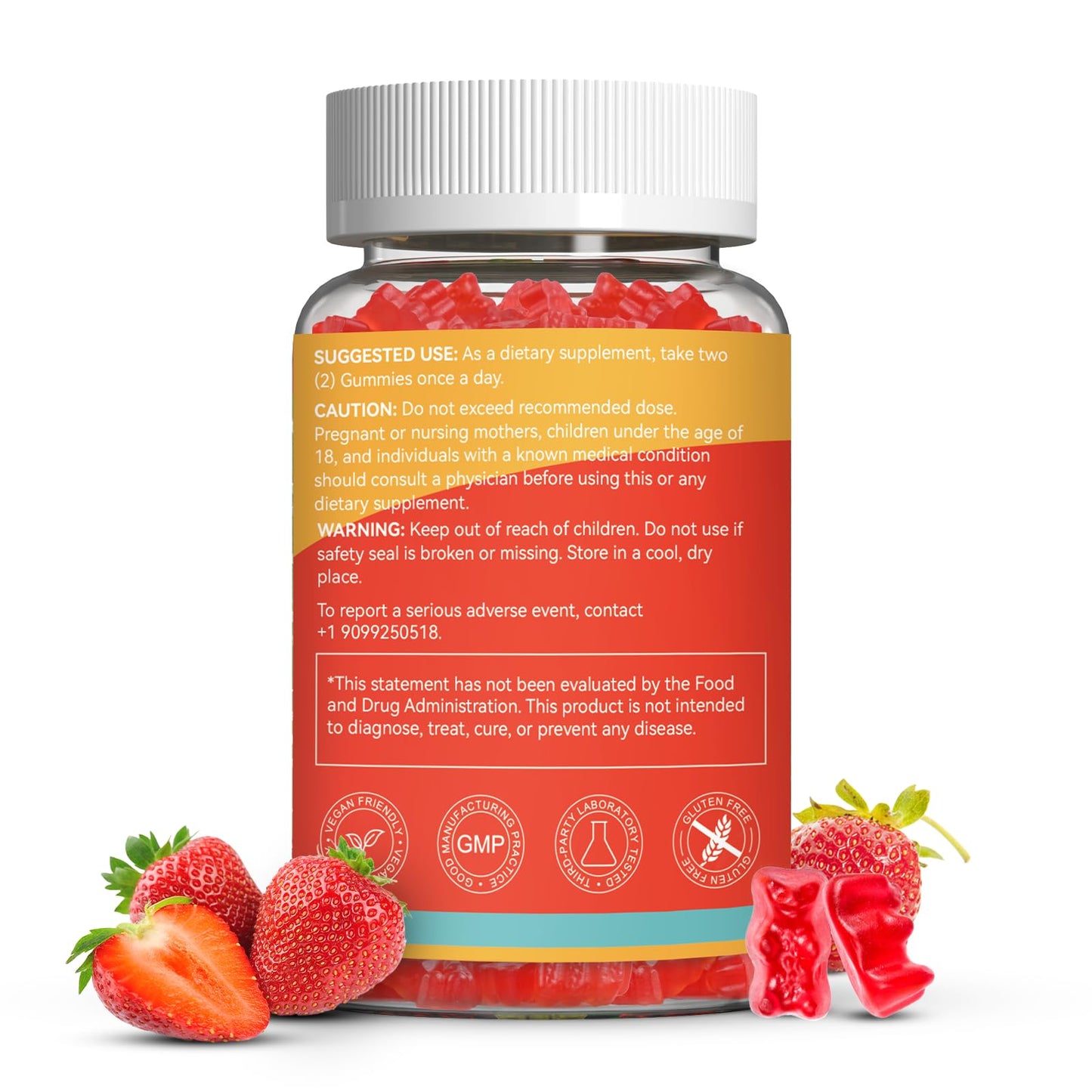 Agumoon Vitamin D3 5000 IU (125mcg) Gummies, 60 Count