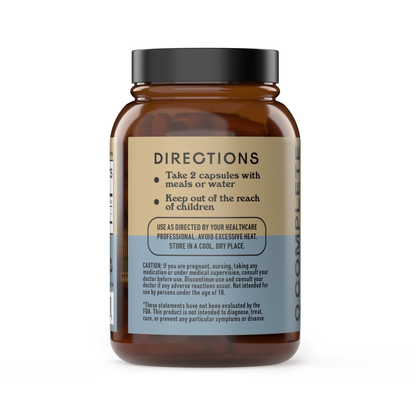 Complete Natural Products Organic Garlic Capsules 520mg Whole Garlic Extract Supplement Capsule, 100 Count