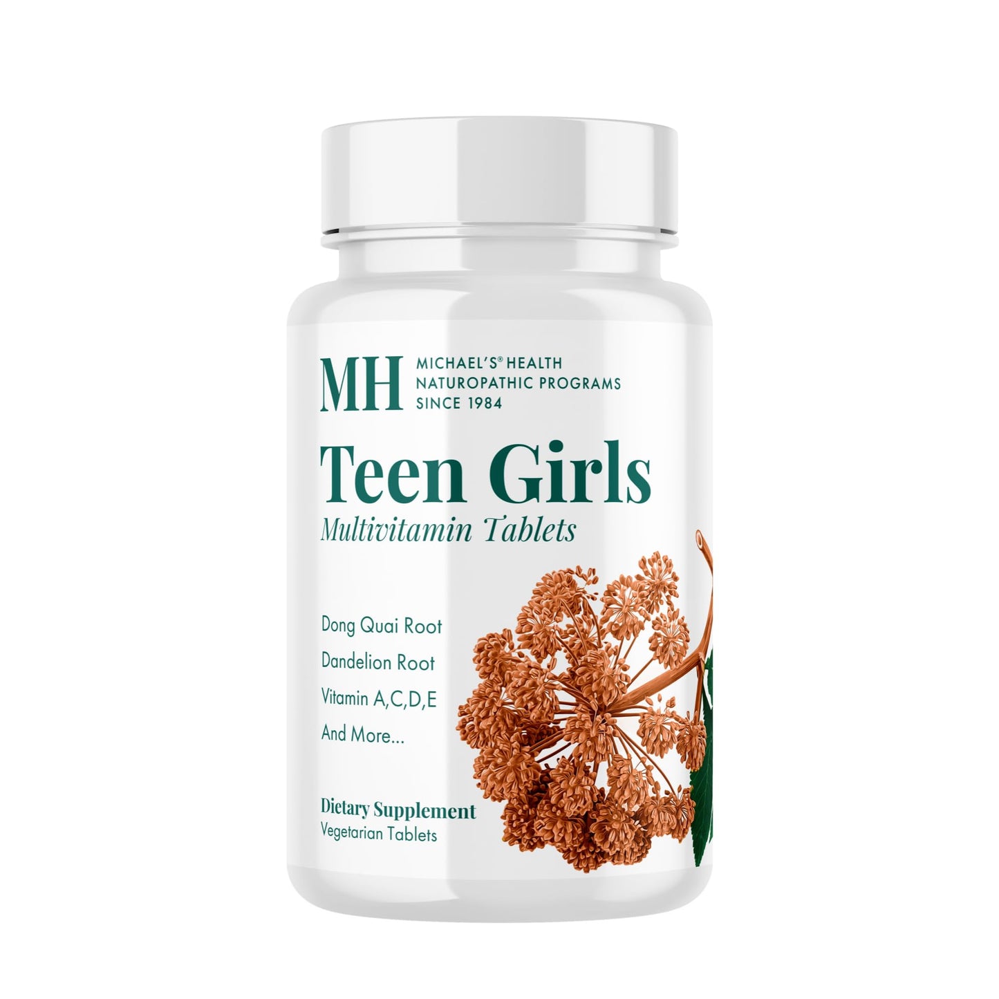 Michael's Health Naturopathic Programs Teen Girls Multivitamin 60 Tablets