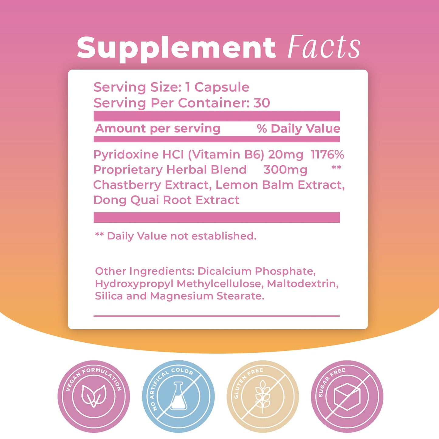 BIOTOPLEVEL PMS Support for Women Capsule, 30 Count