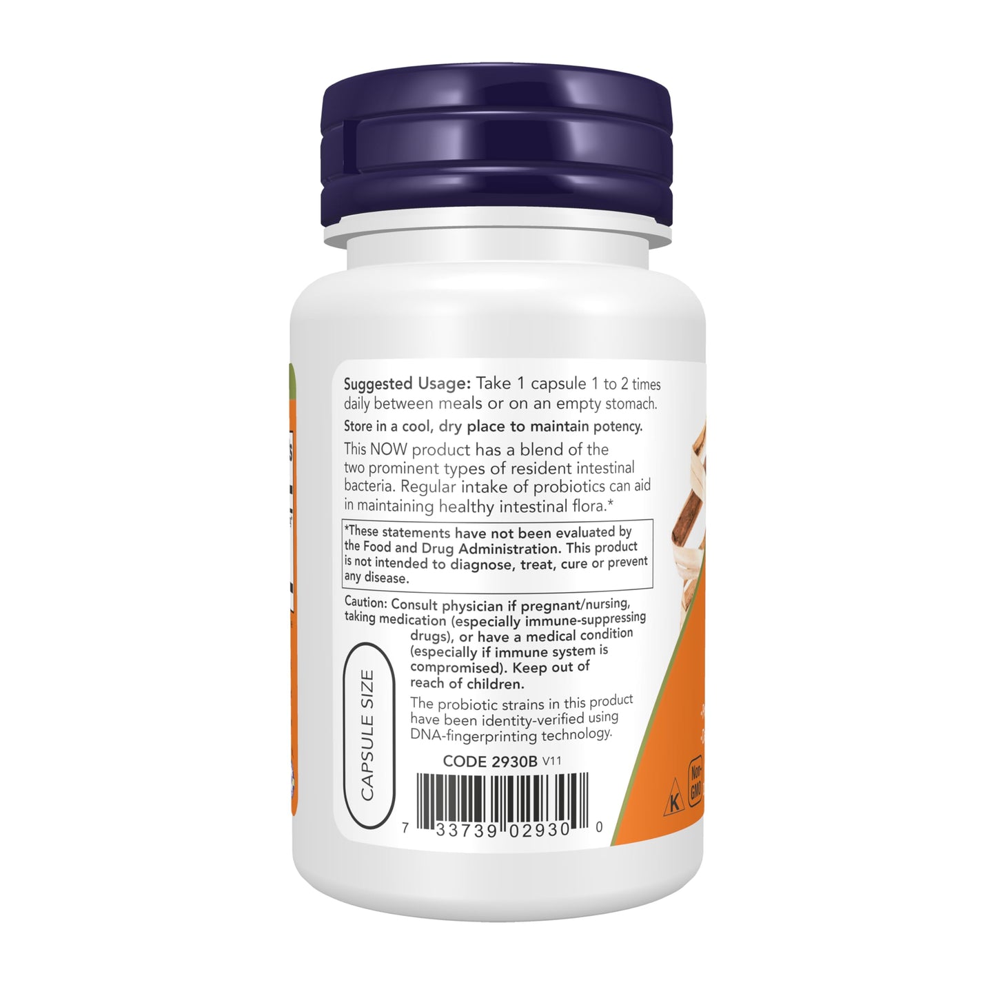 NOW Foods Acidophilus & Bifidus 8 Billion Capsules, 60 Count