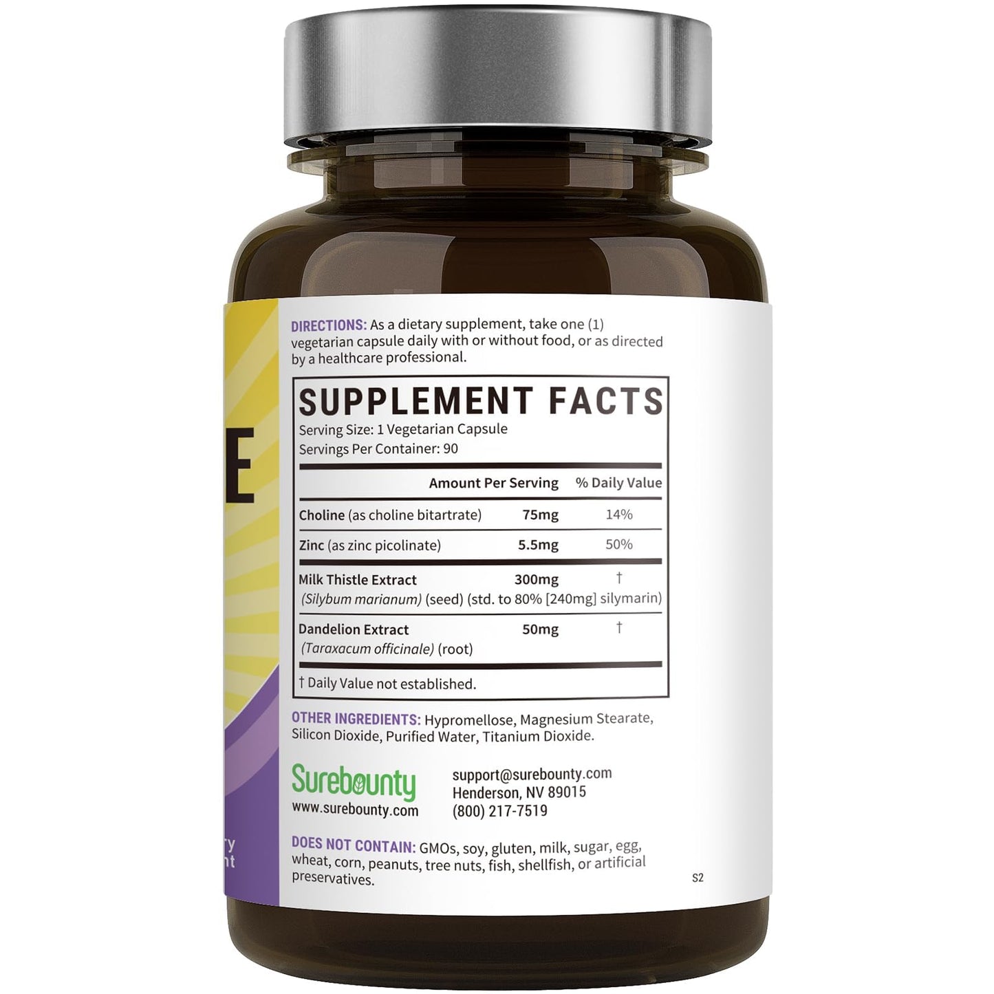 Surebounty Milk Thistle Complex Capsules 90