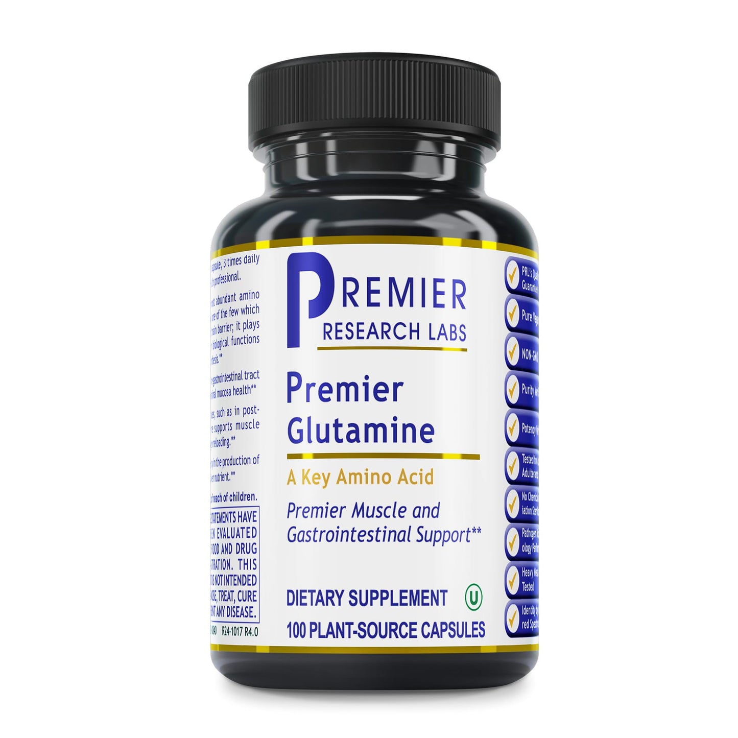 Premier Research Labs Premier Glutamine Capsule, 100 Capsules