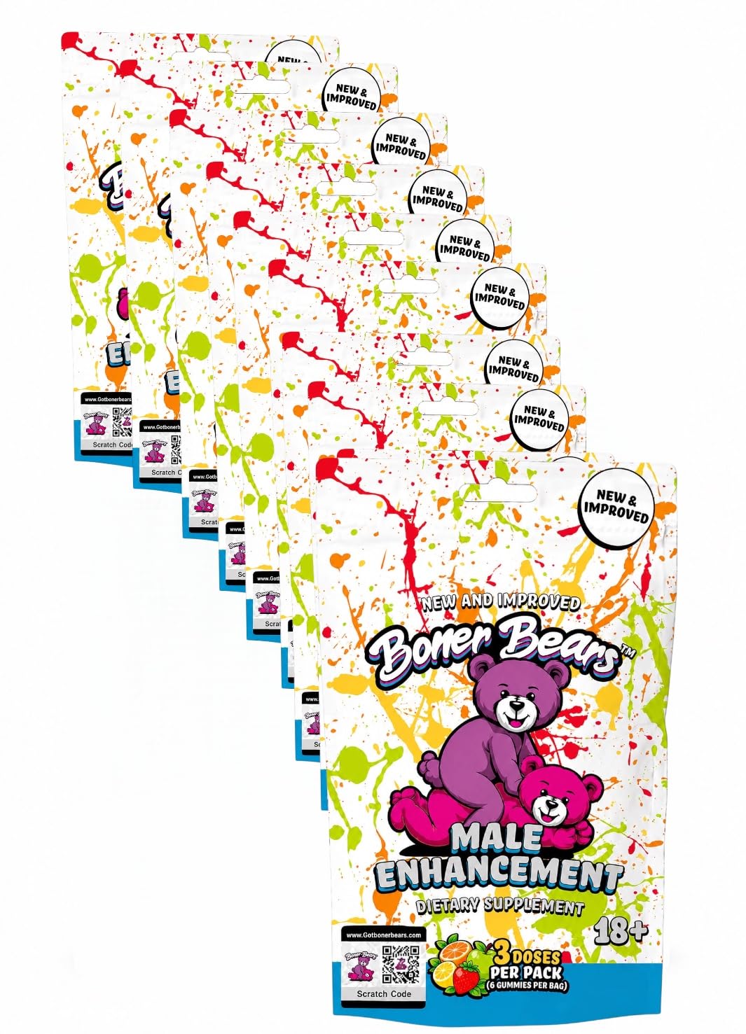Boner Bears Elite Test Gummies for Men - 30 Gummies