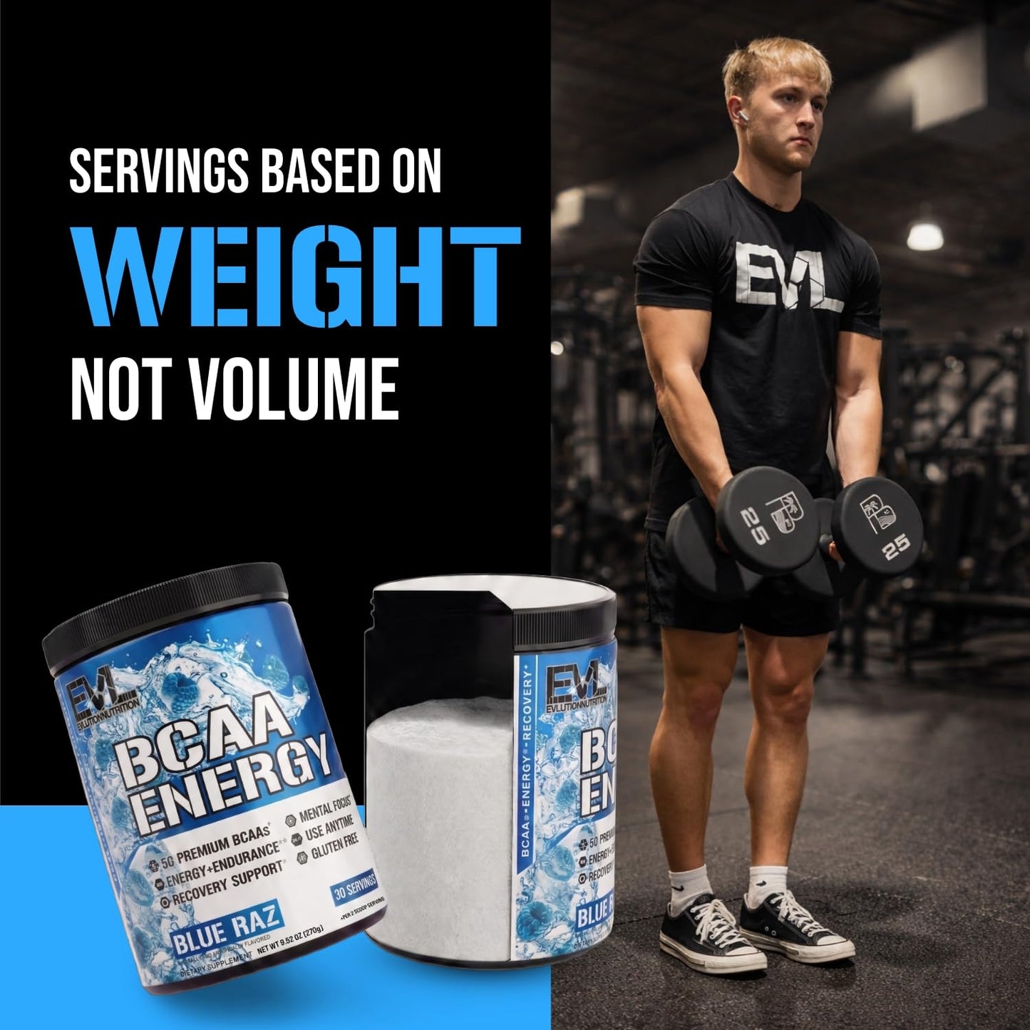 Evlution BCAAs Amino Acids Powder, 9.5