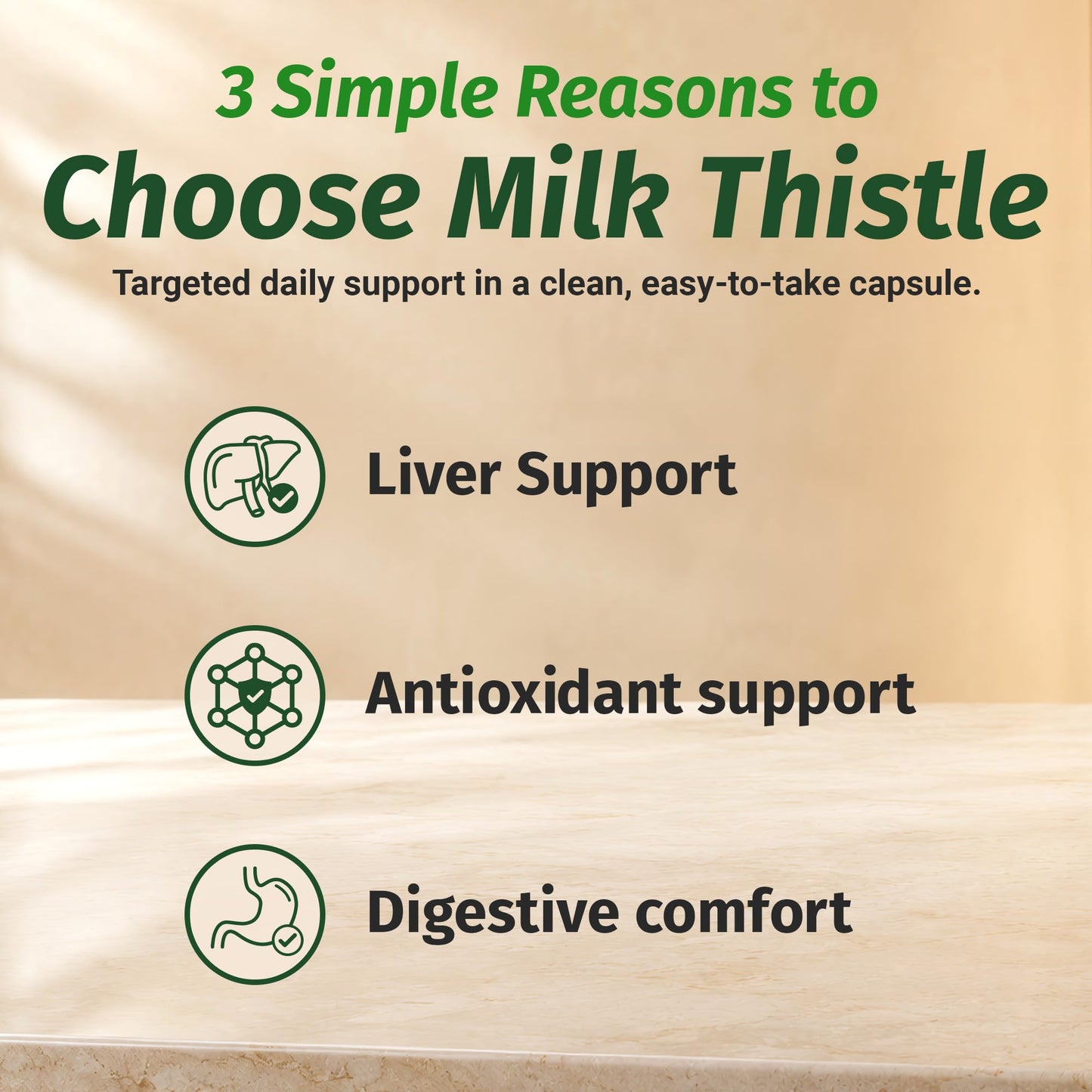 1 Body Milk Thistle Complex, Silymarin Liver Support Capsule, 60 Count
